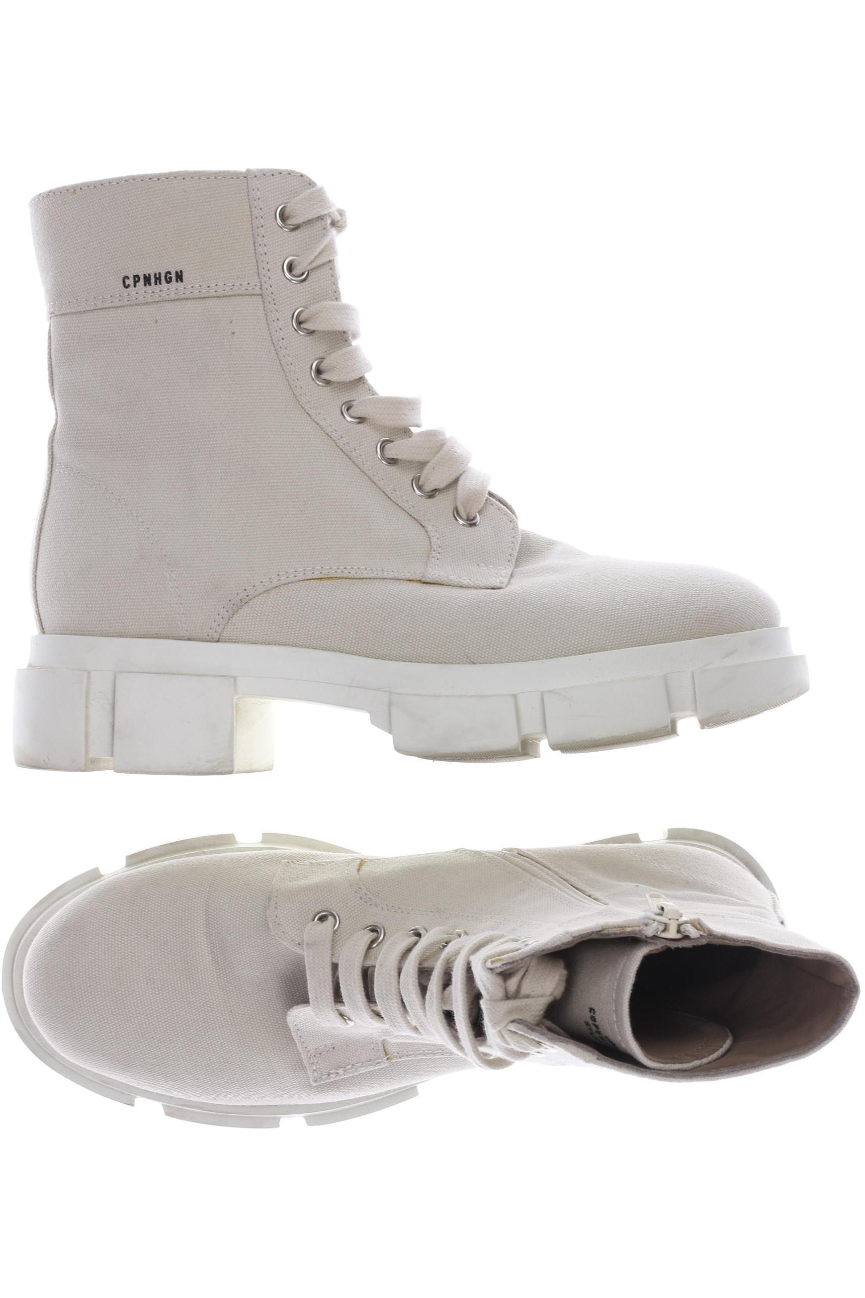 

Copenhagen Studios Damen Stiefelette, cremeweiß, Gr. 38