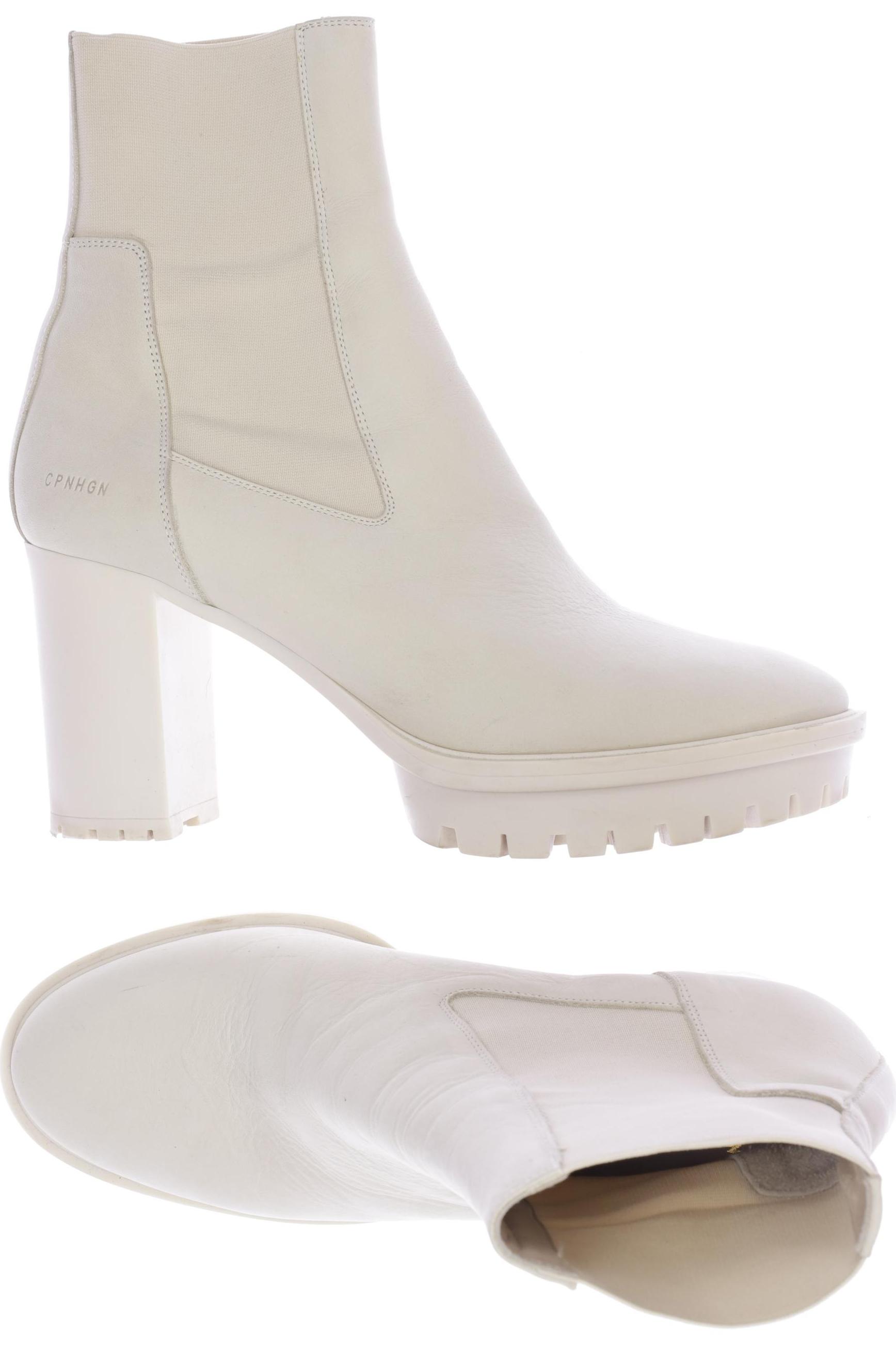 

COPENHAGEN STUDIOS Damen Stiefelette, cremeweiß