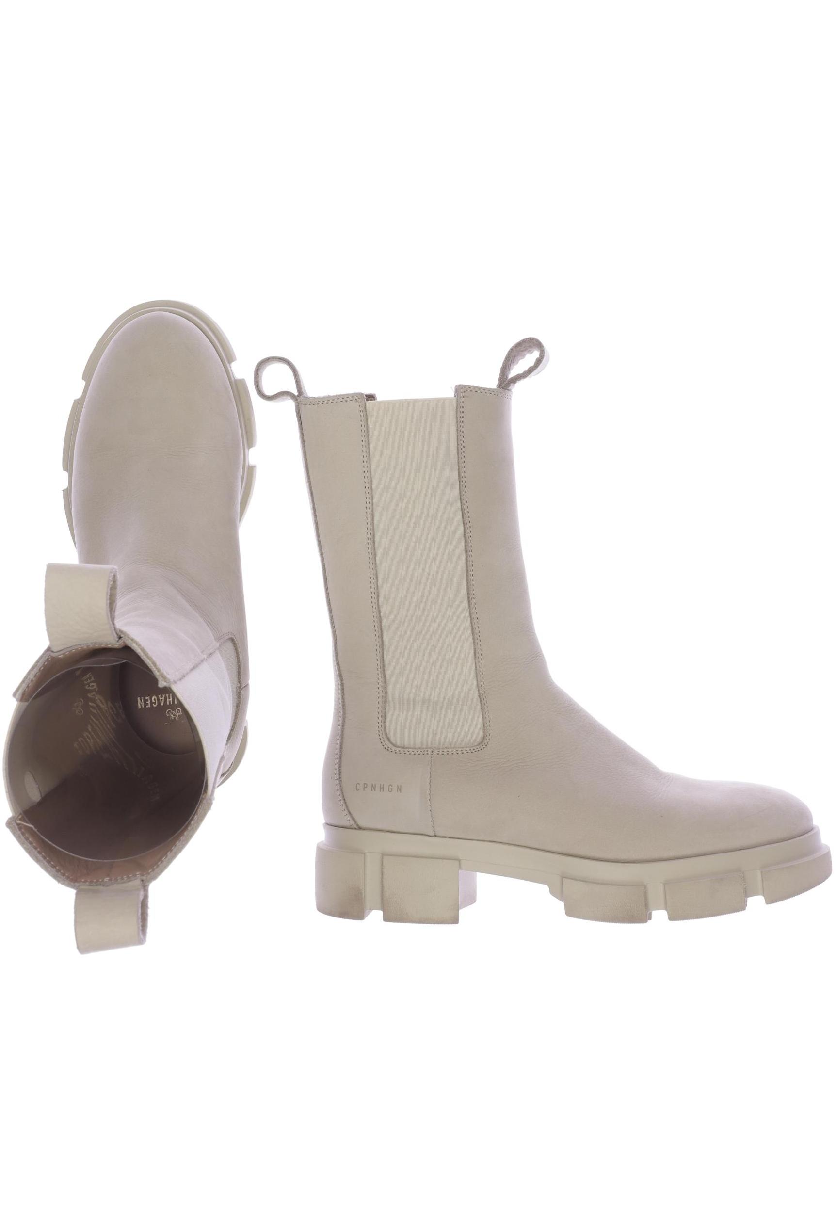 

Copenhagen Studios Damen Stiefelette, cremeweiß, Gr. 36