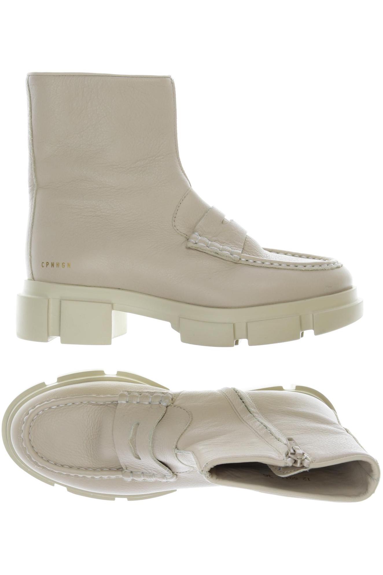 

Copenhagen Studios Damen Stiefelette, cremeweiß, Gr. 36