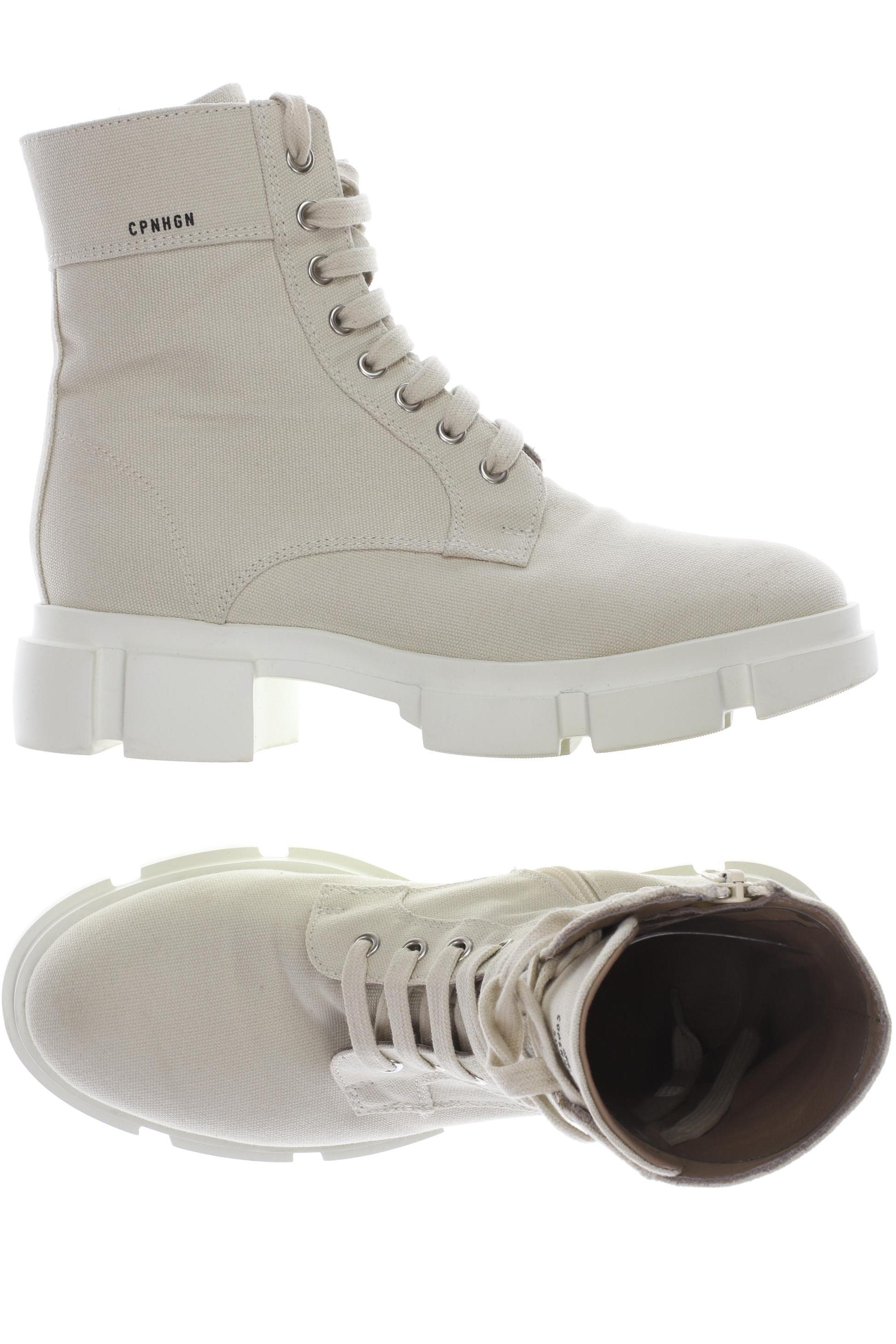 

Copenhagen Studios Damen Stiefelette, cremeweiß, Gr. 39