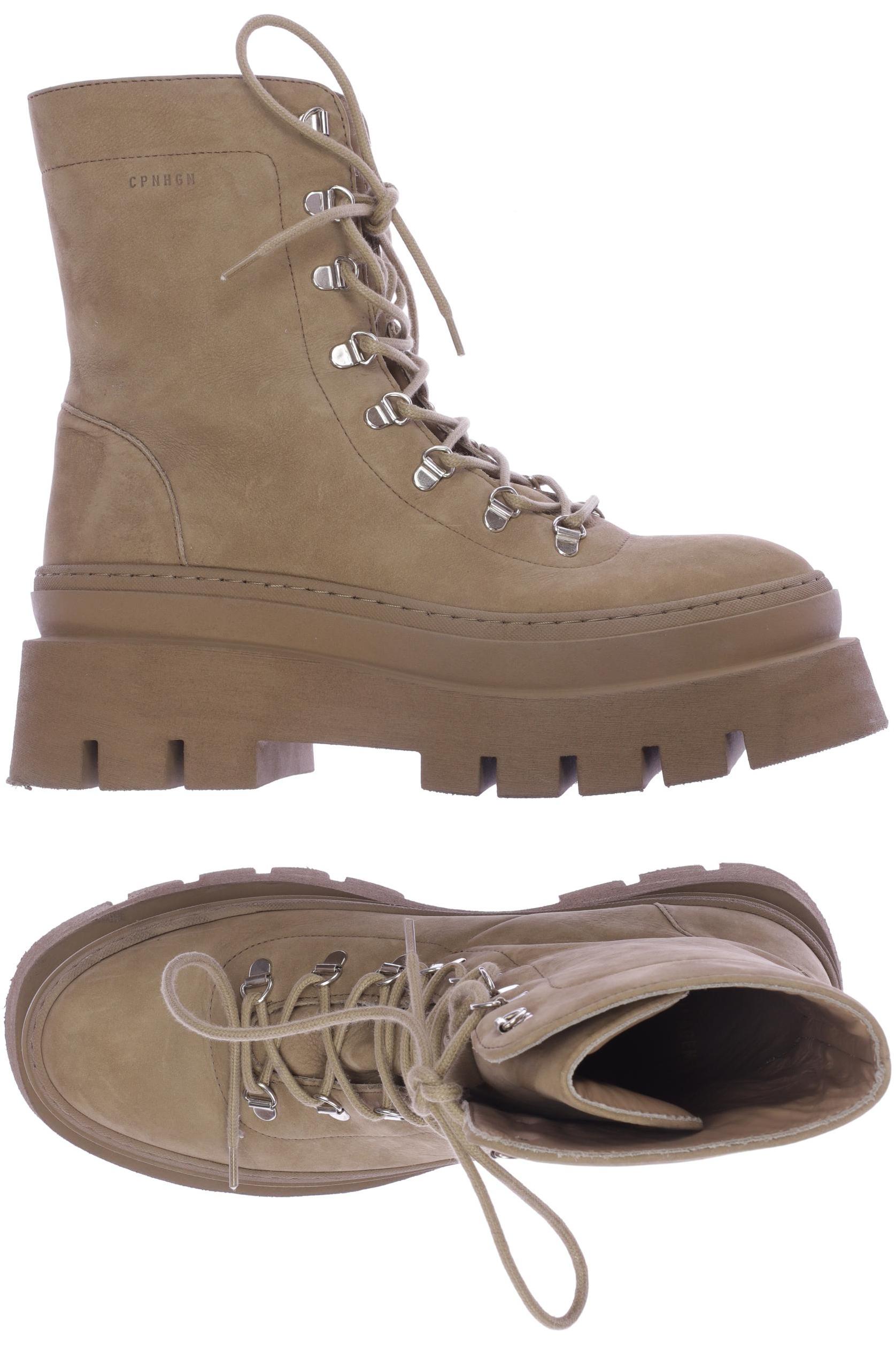

Copenhagen Studios Damen Stiefelette, beige, Gr. 42