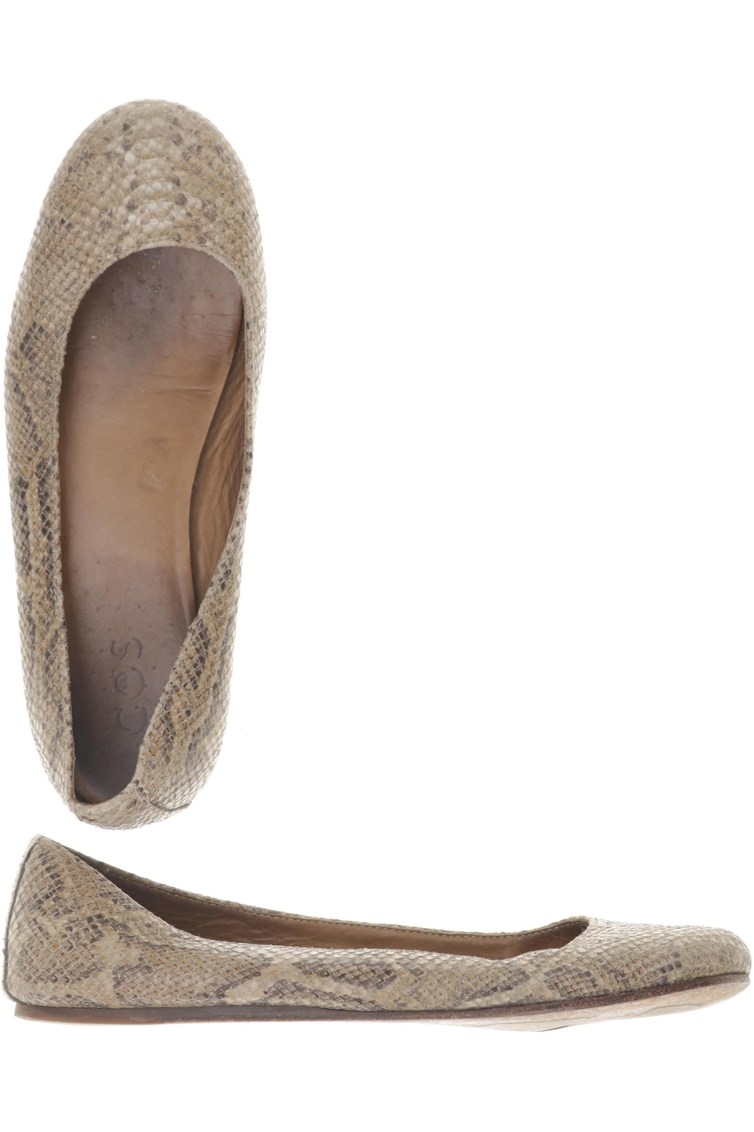 

COS Damen Ballerinas, beige, Gr. 37