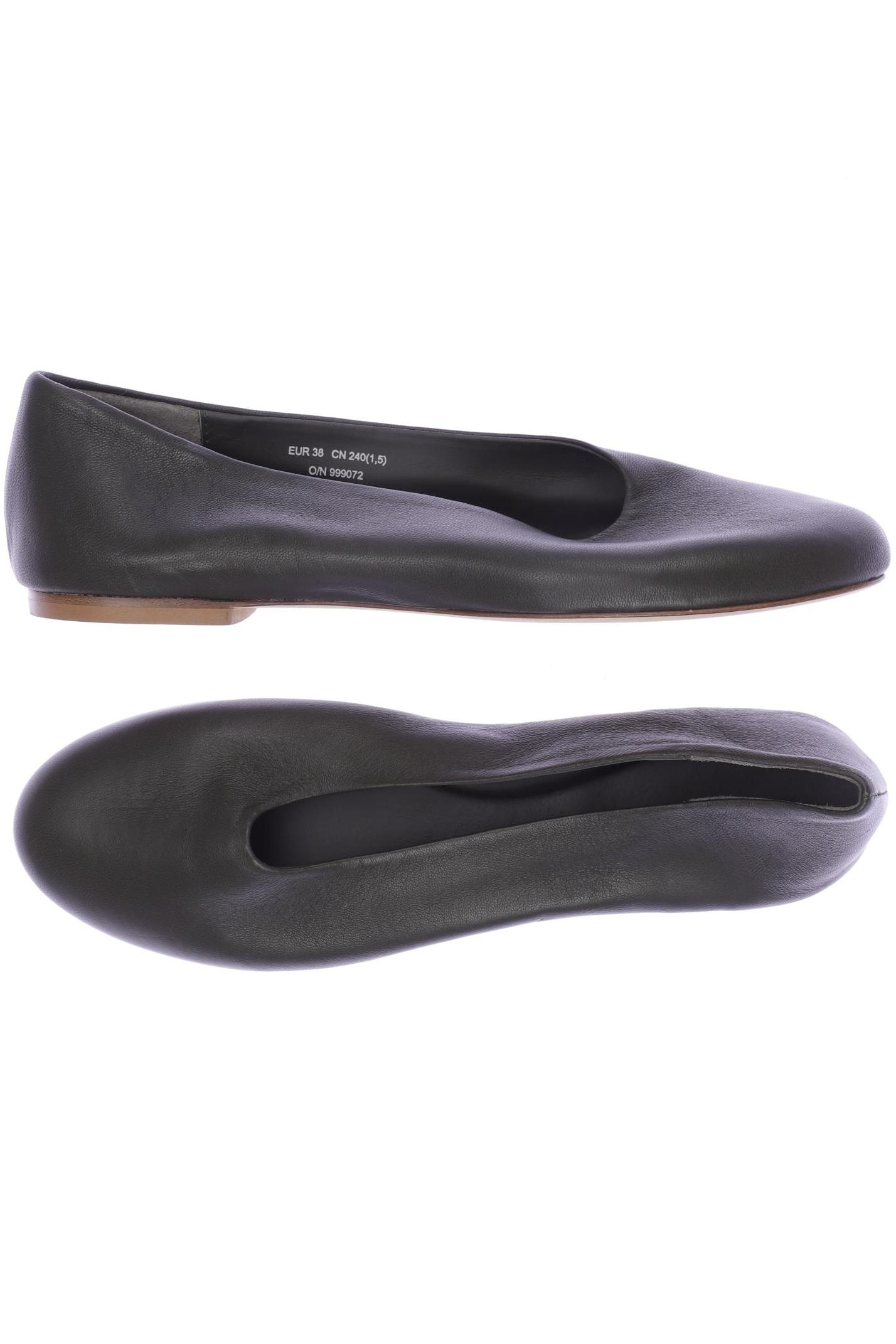 

COS Damen Ballerinas, grün, Gr. 38