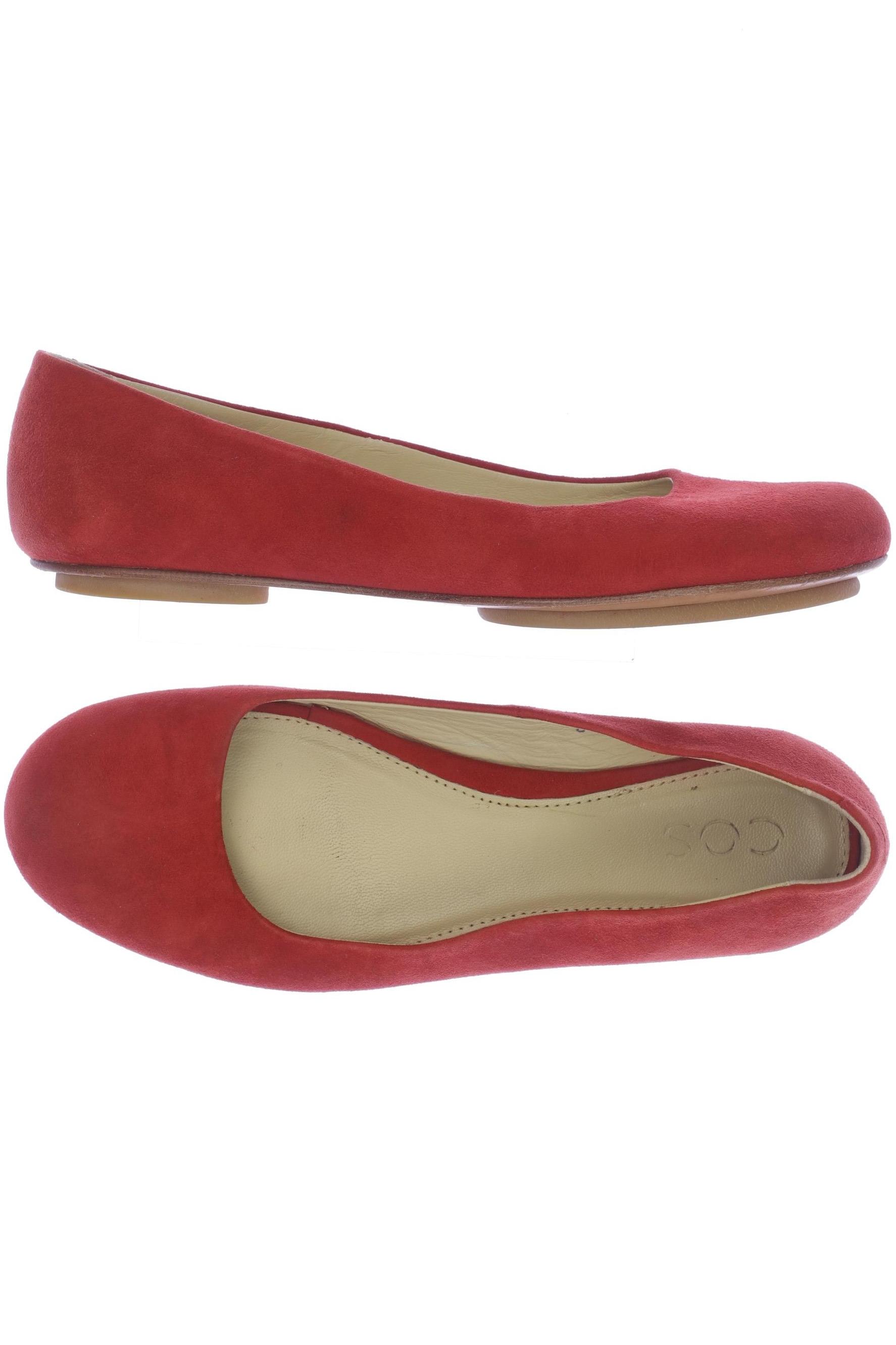 

COS Damen Ballerinas, rot, Gr. 38