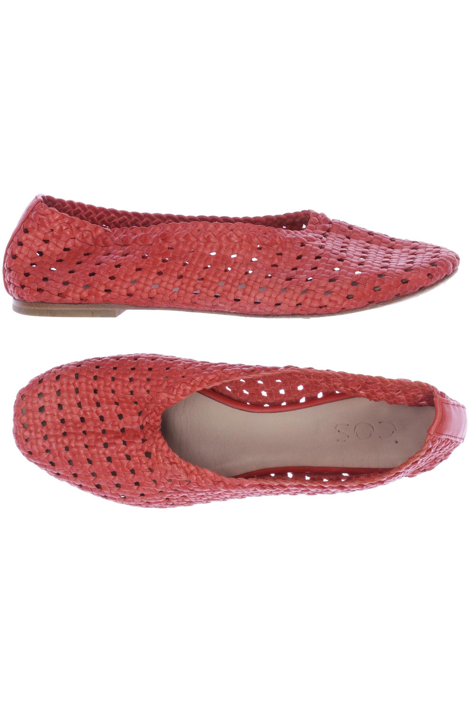 

COS Damen Ballerinas, rot, Gr. 38