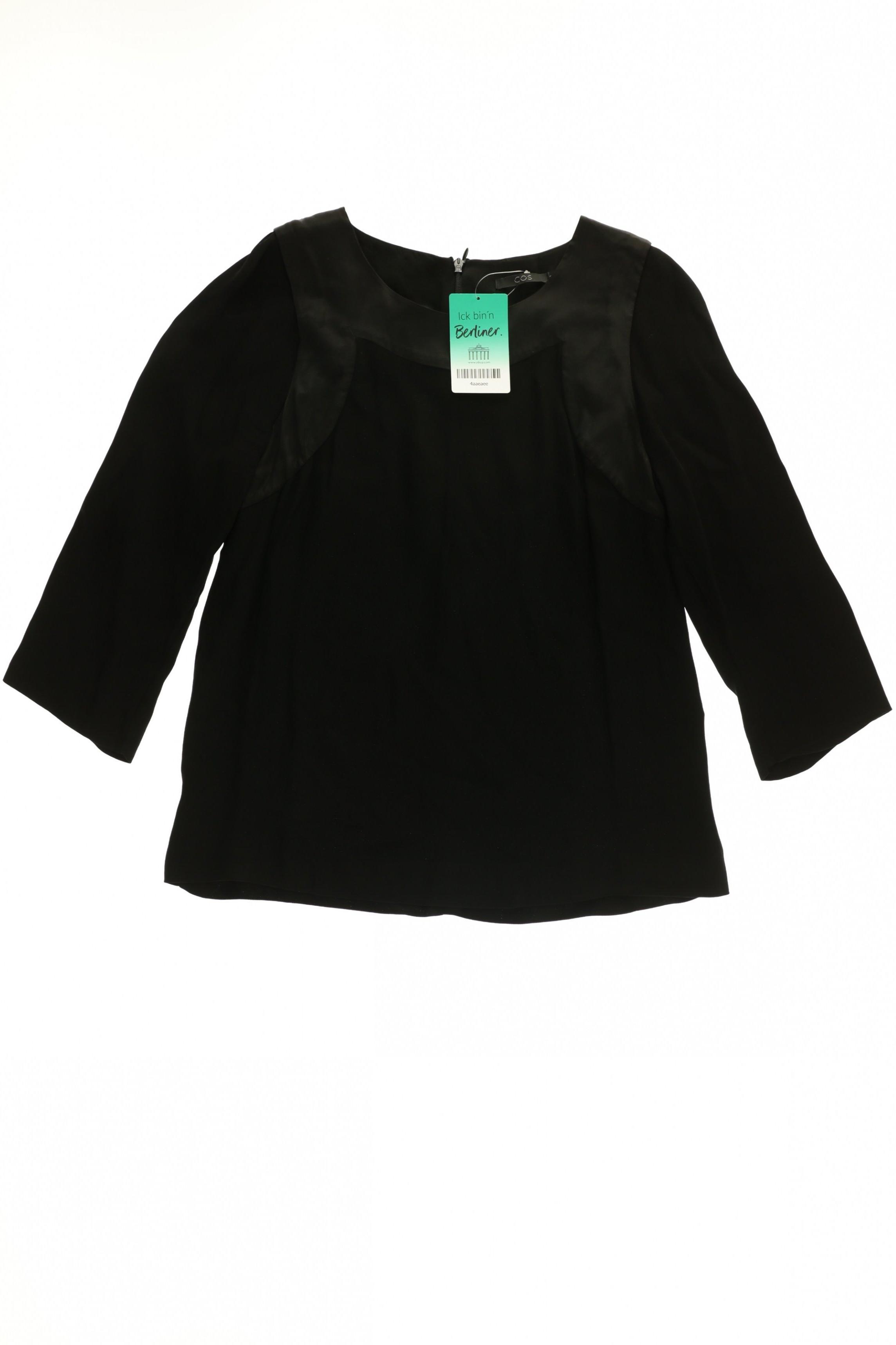 

COS Damen Bluse, schwarz, Gr. 38