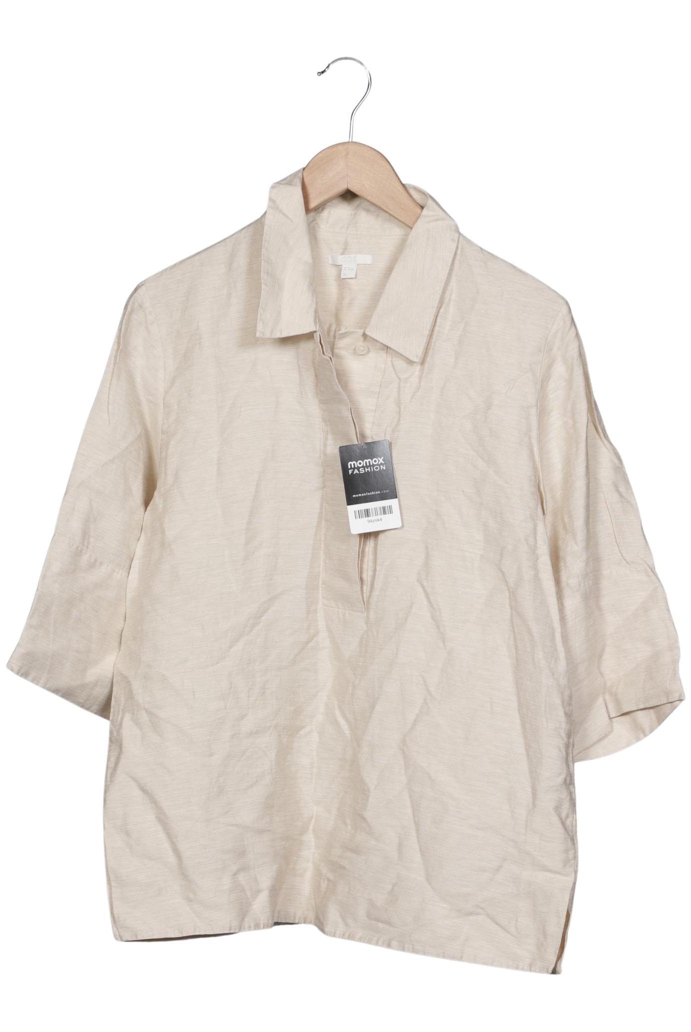 

COS Damen Bluse, beige, Gr. 44