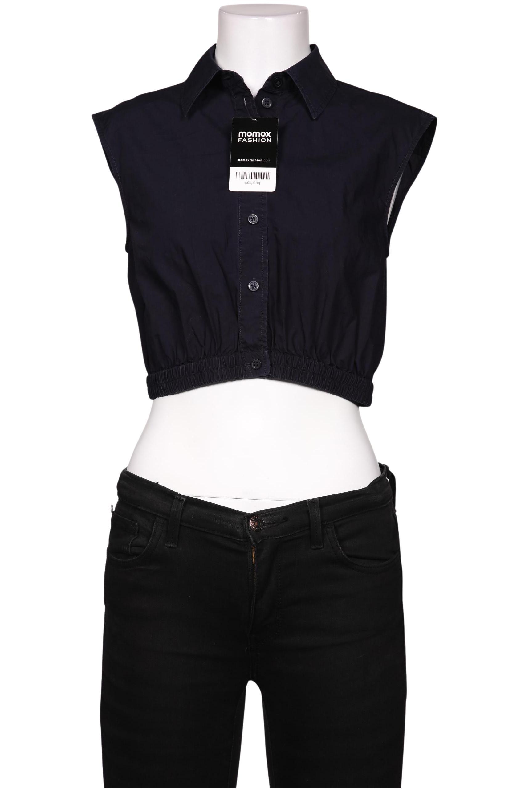 

COS Damen Bluse, marineblau, Gr. 34