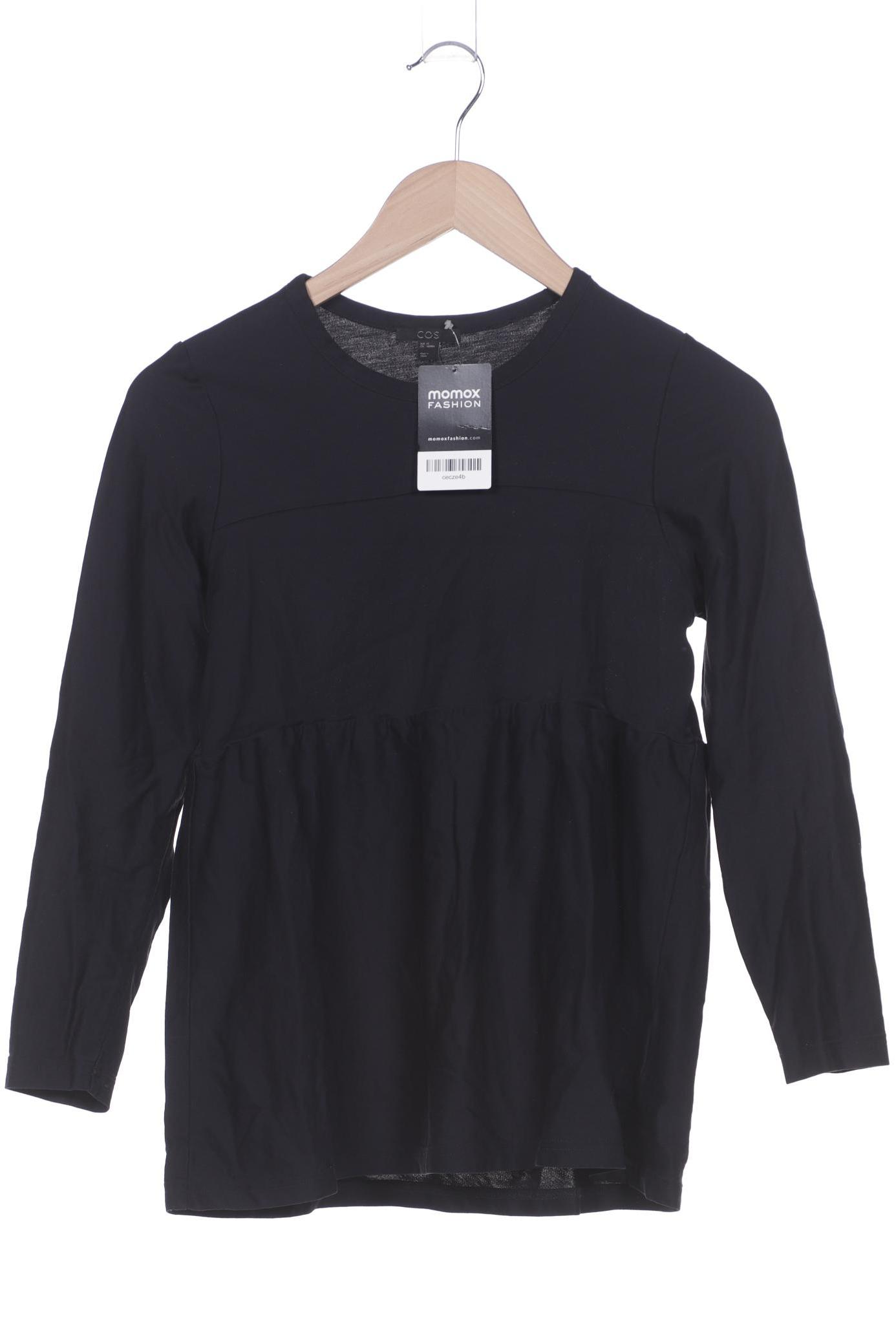 

COS Damen Bluse, marineblau, Gr. 34