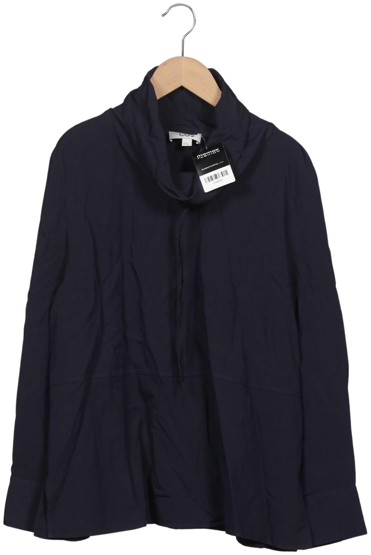 

COS Damen Bluse, marineblau, Gr. 40