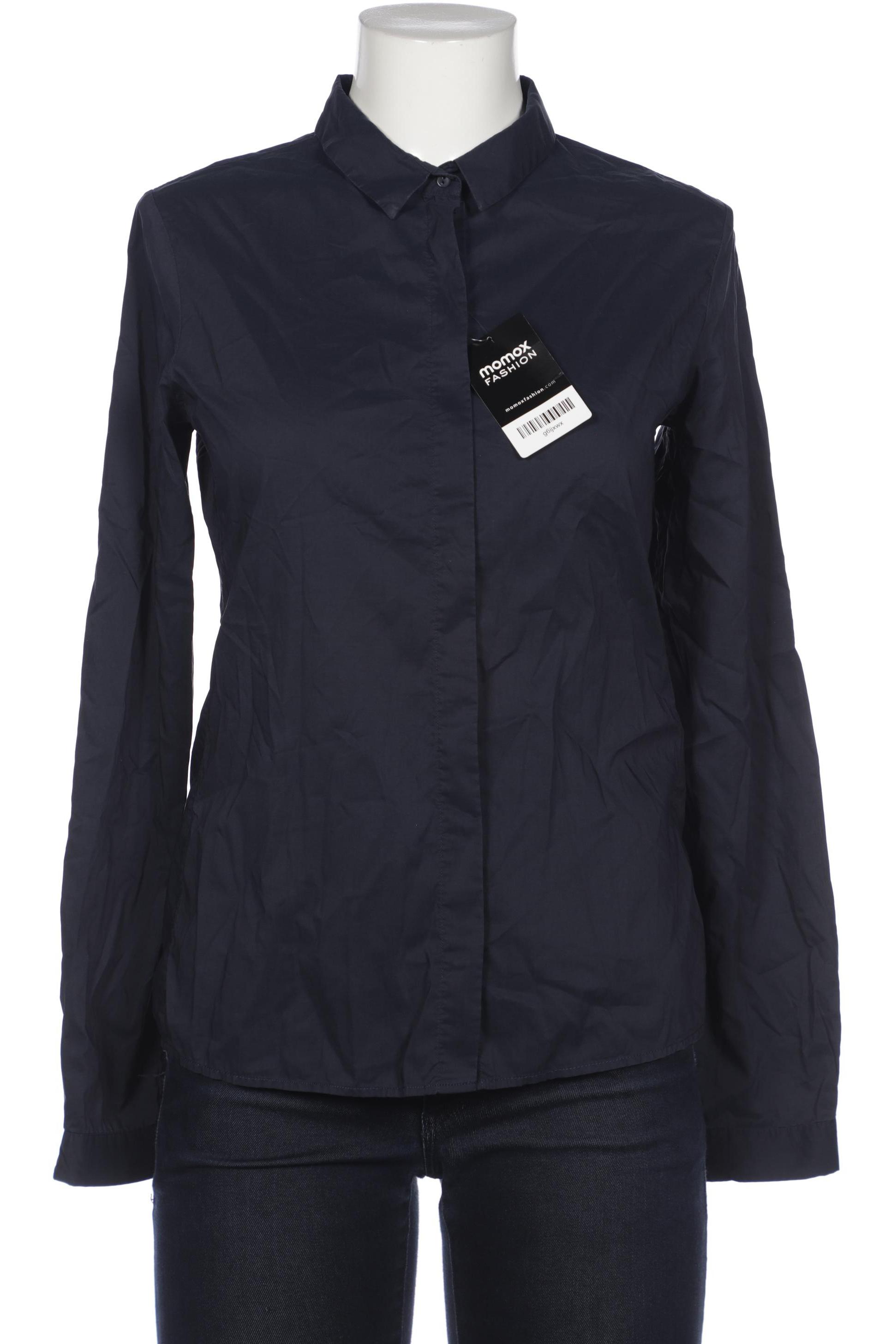 

COS Damen Bluse, marineblau, Gr. 38