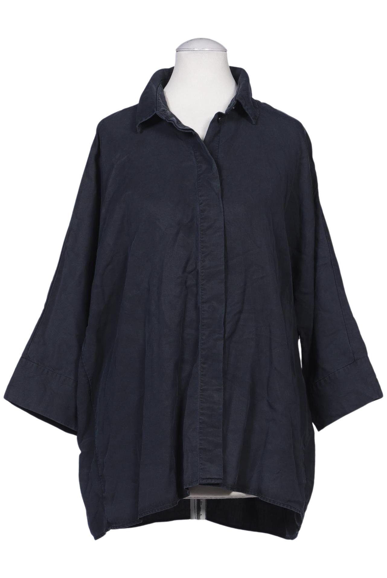 

COS Damen Bluse, marineblau, Gr. 34