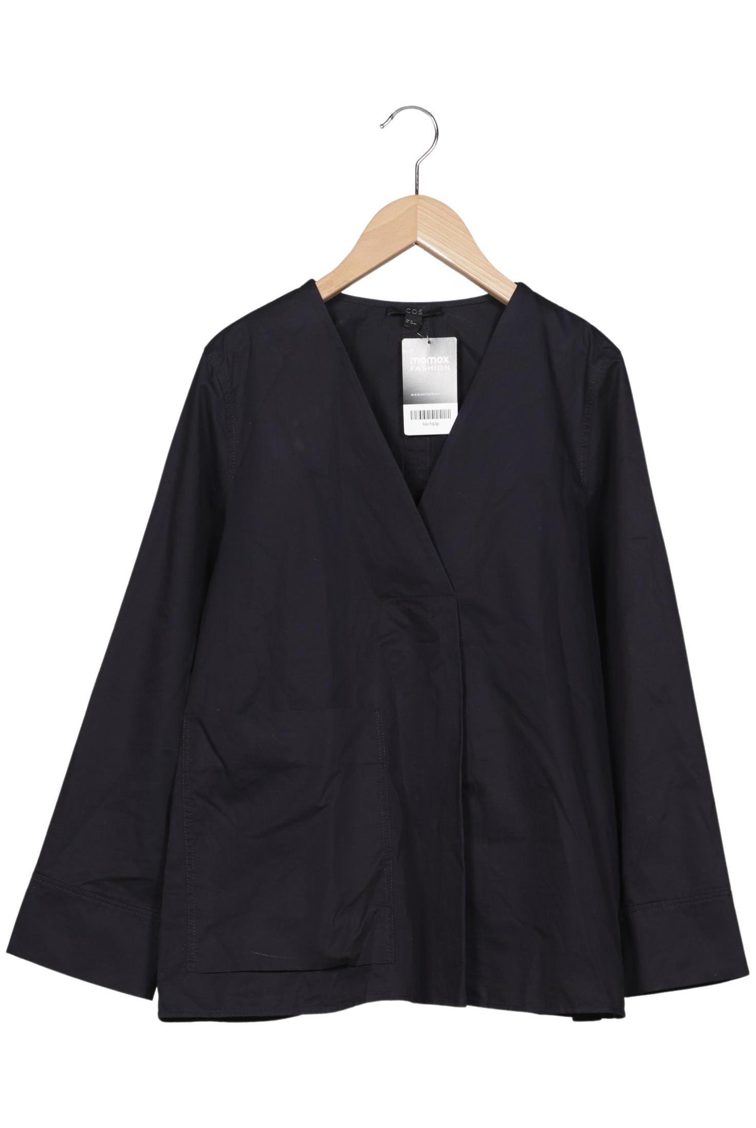 

COS Damen Bluse, marineblau, Gr. 36