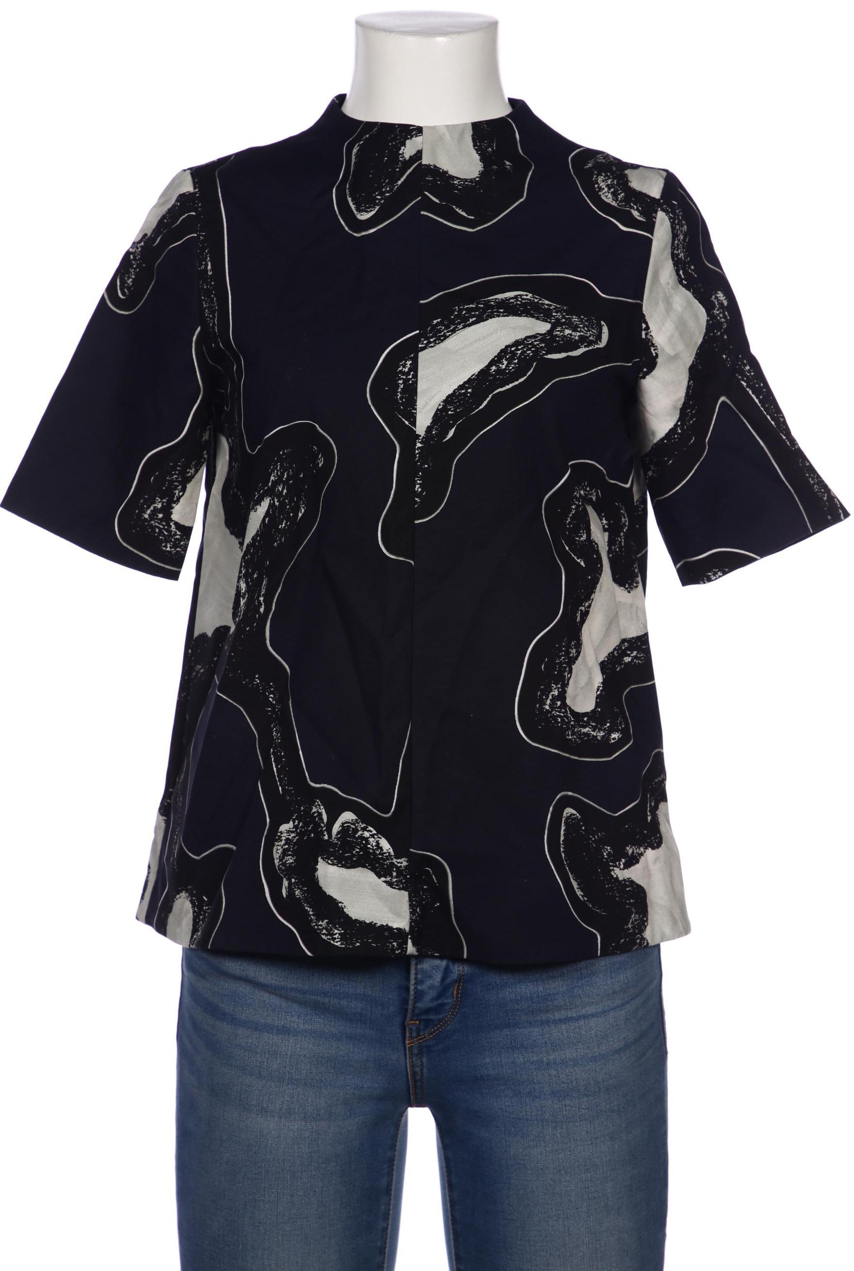 

COS Damen Bluse, marineblau, Gr. 34