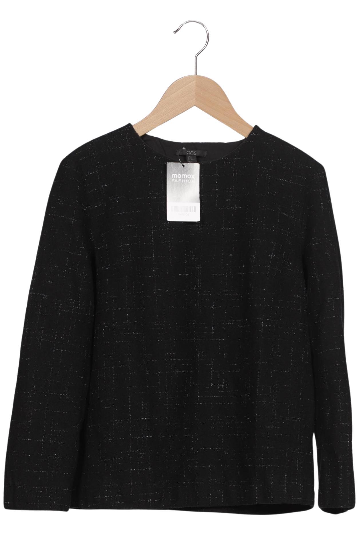 

COS Damen Bluse, schwarz, Gr. 36