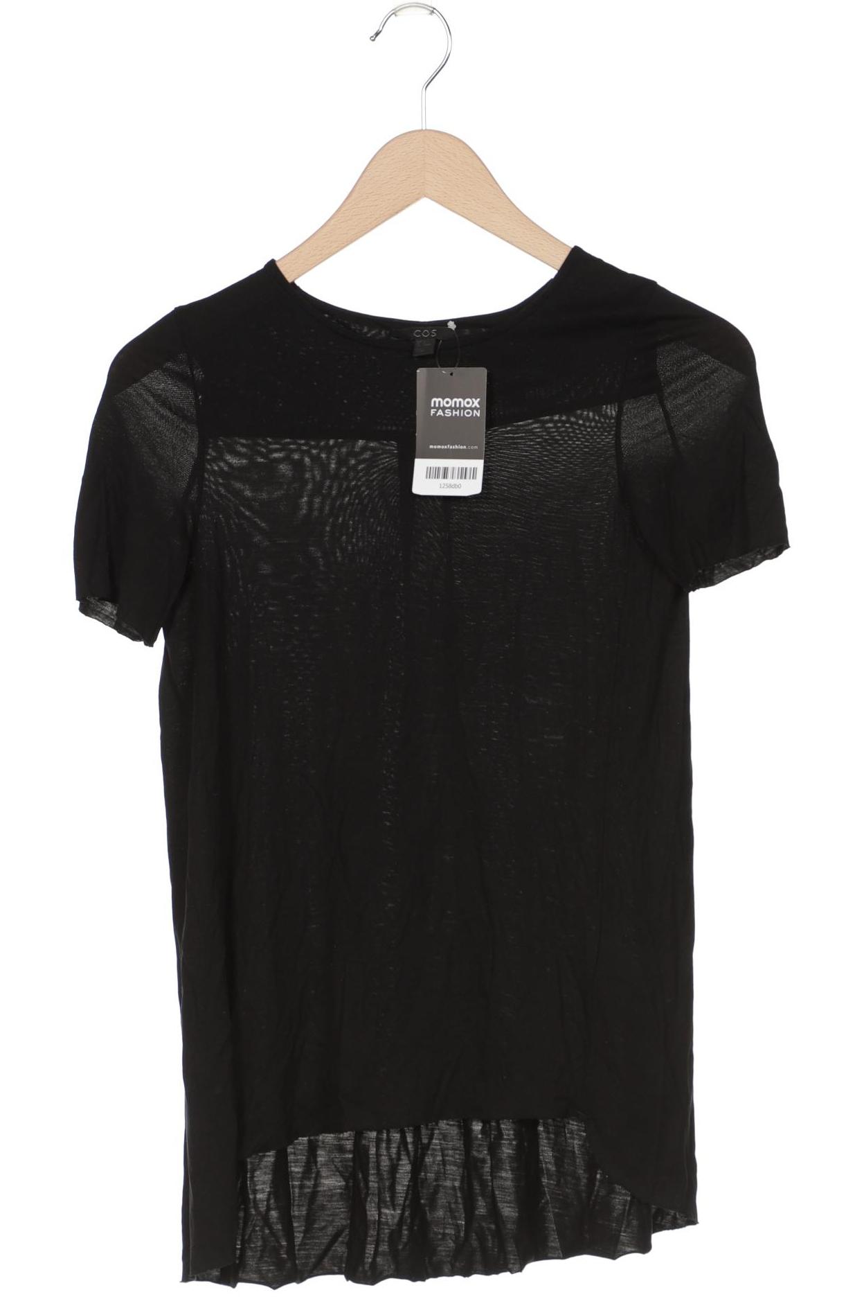 

COS Damen Bluse, schwarz, Gr. 34