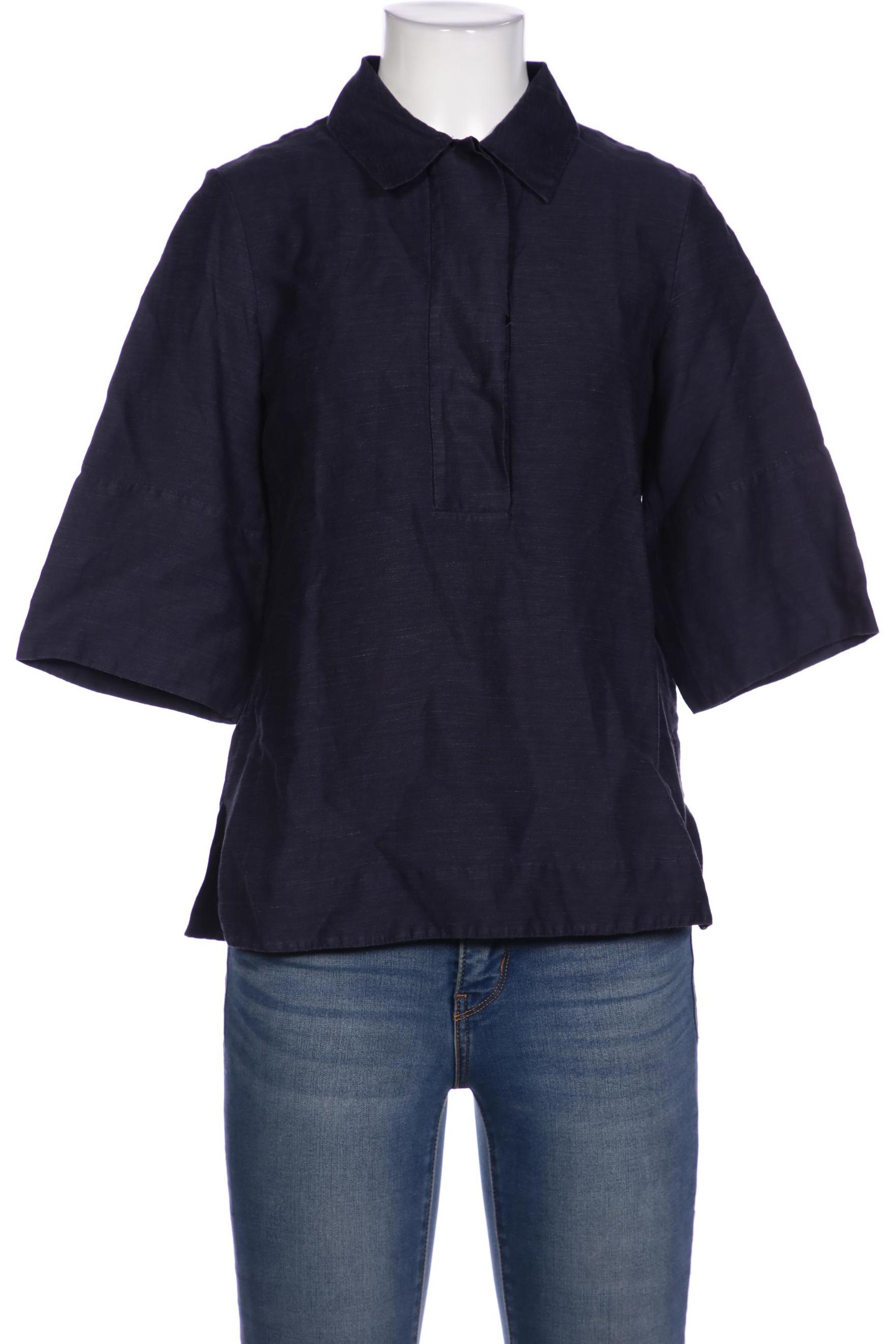

COS Damen Bluse, marineblau, Gr. 34