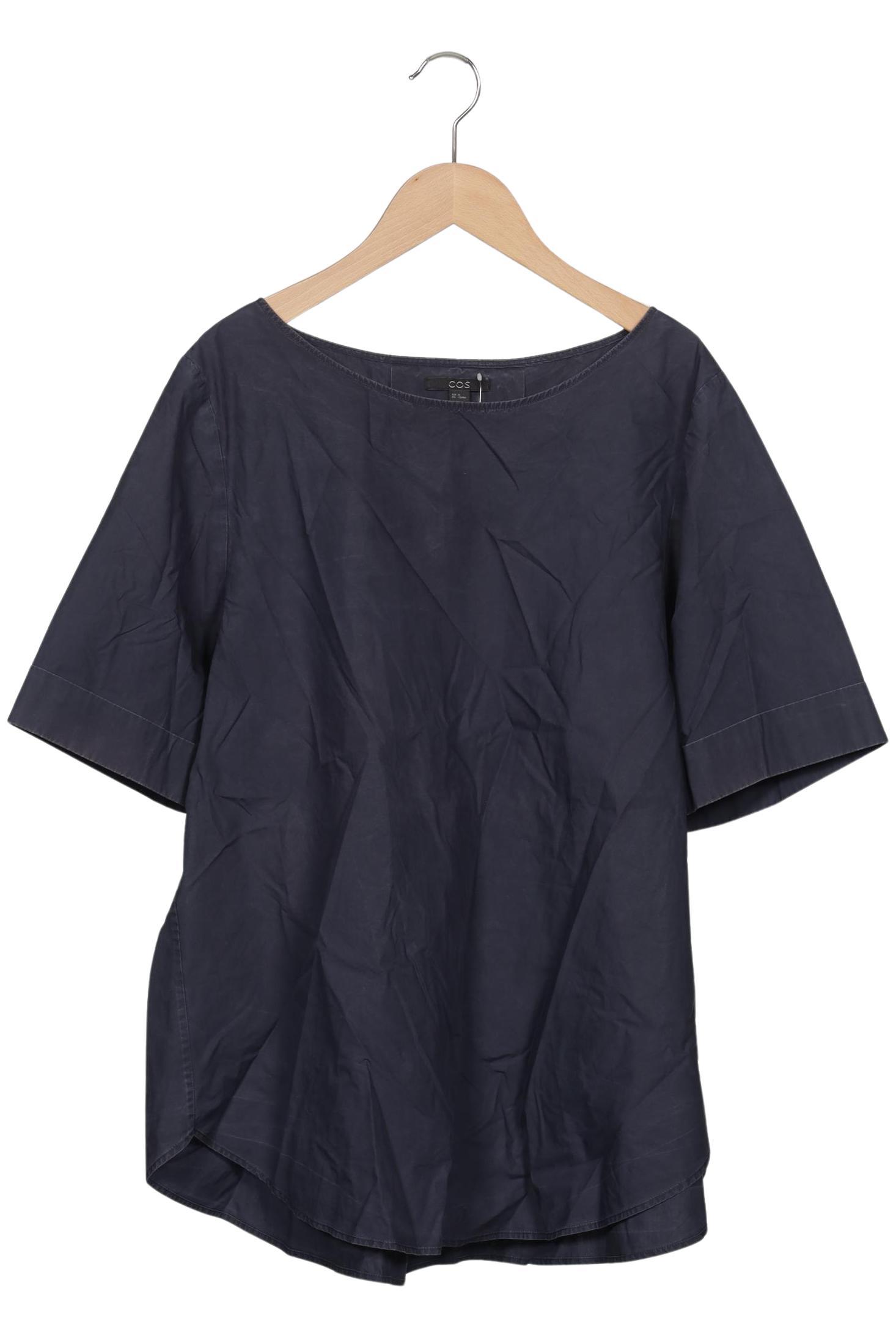 

COS Damen Bluse, marineblau, Gr. 42