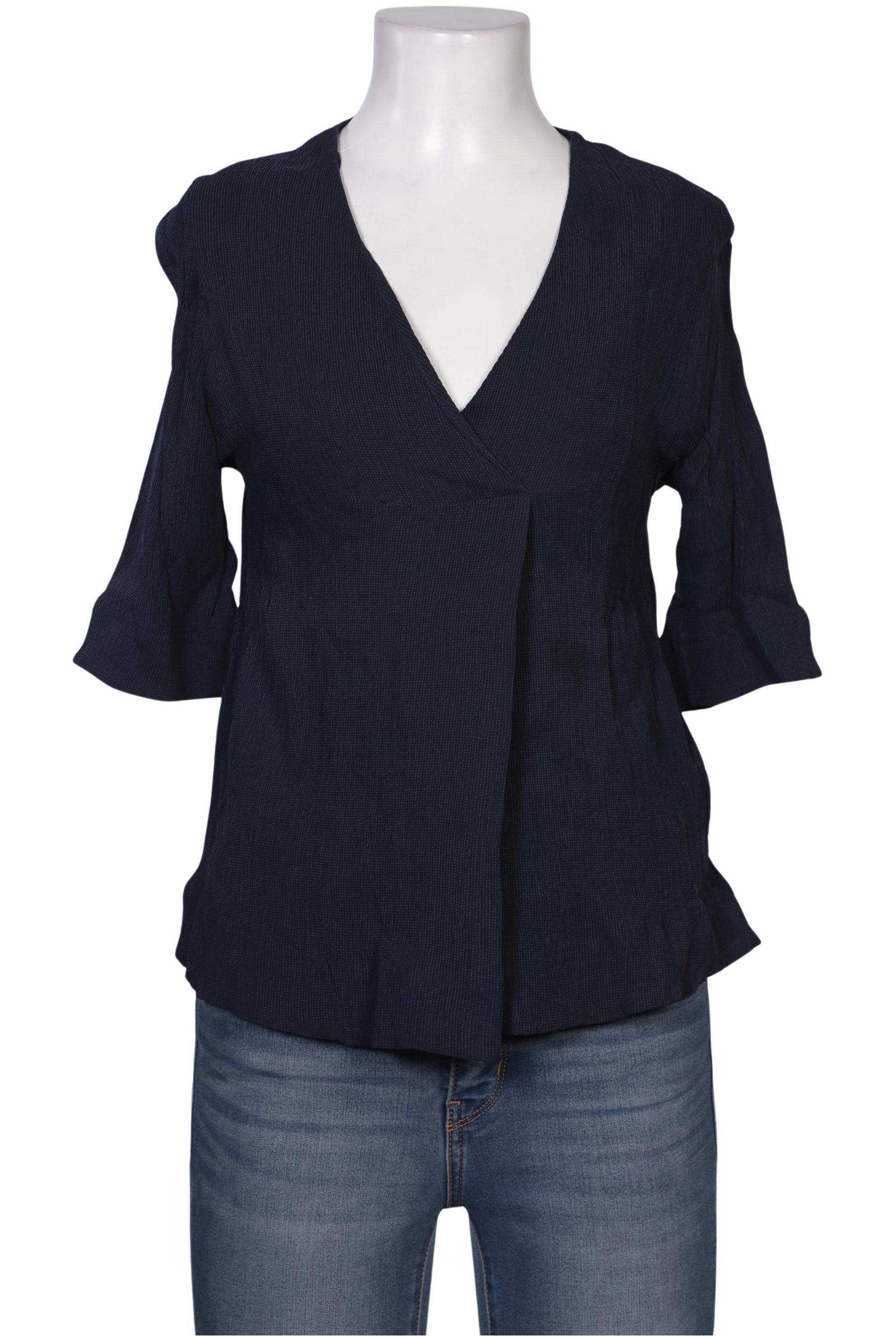 

COS Damen Bluse, marineblau, Gr. 38