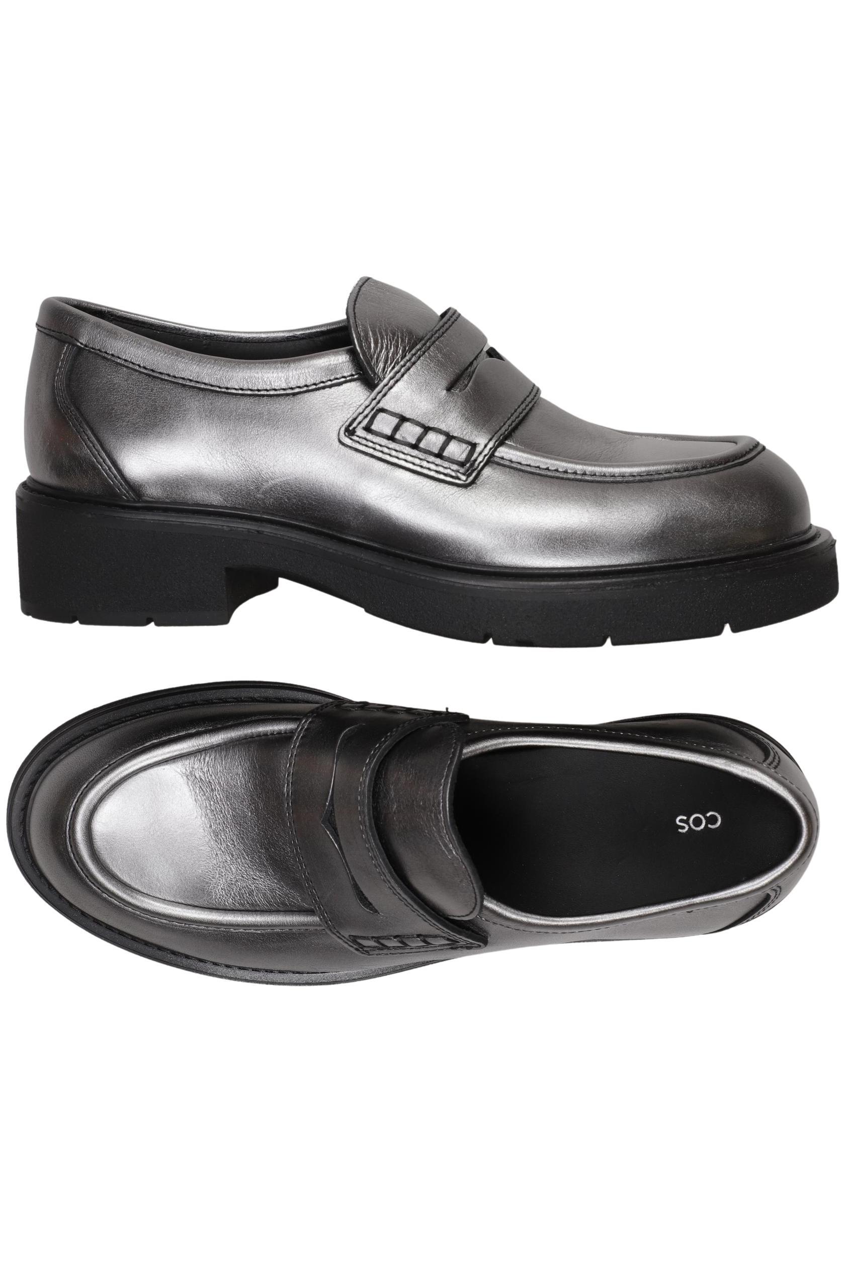 

COS Damen Halbschuh, silber, Gr. 40