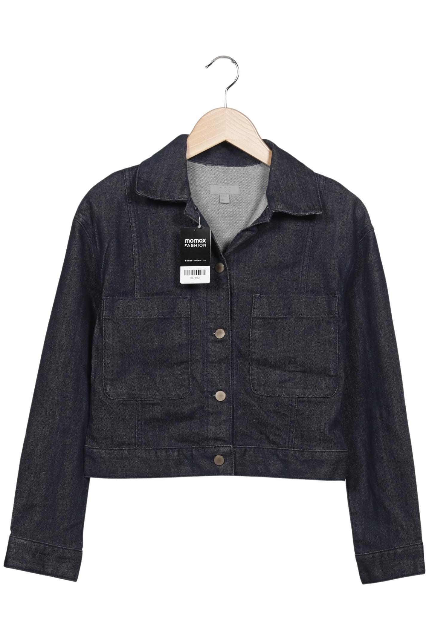 

COS Damen Jacke, marineblau, Gr. 34