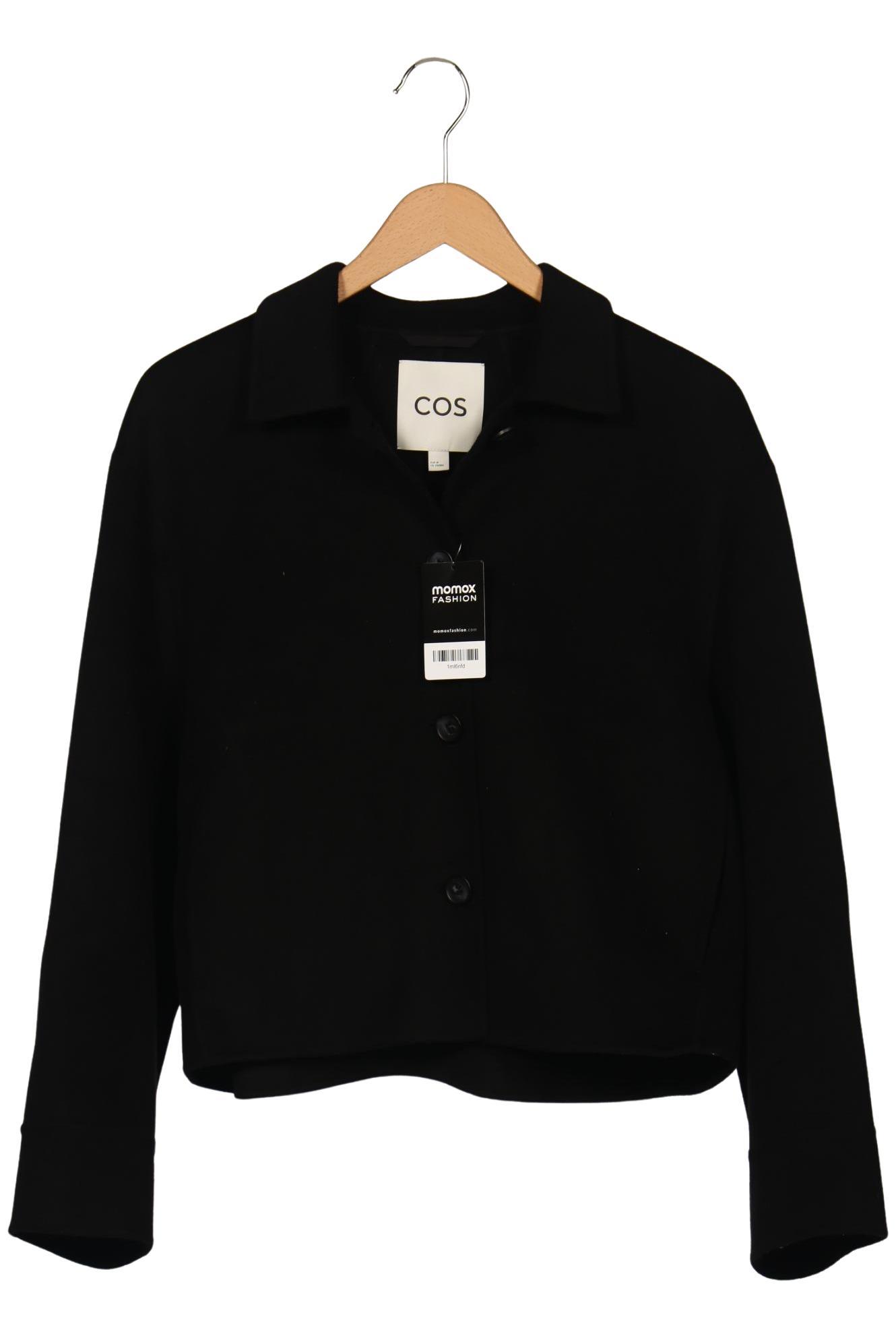 

COS Damen Jacke, schwarz, Gr. 38