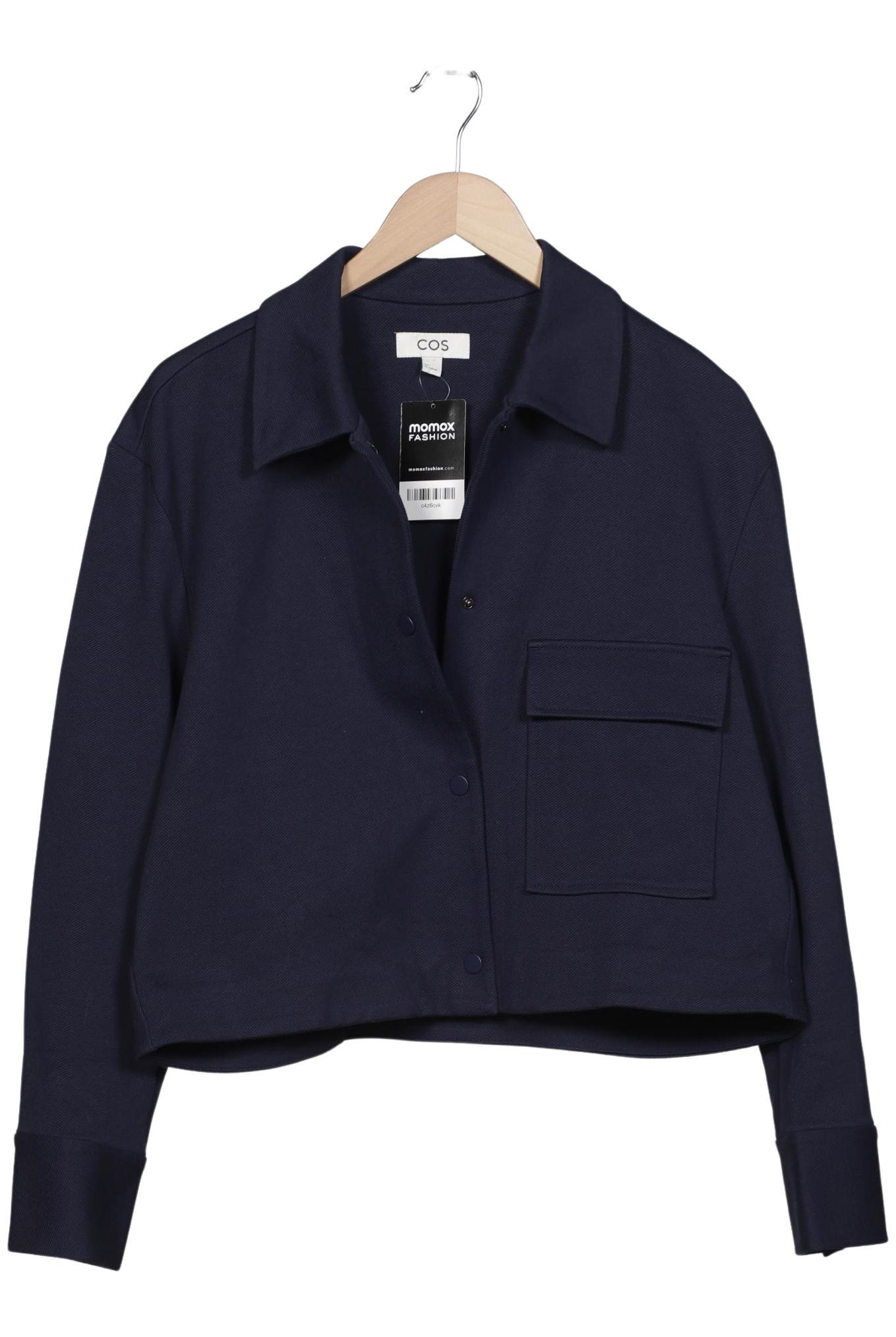 

COS Damen Jacke, marineblau, Gr. 42