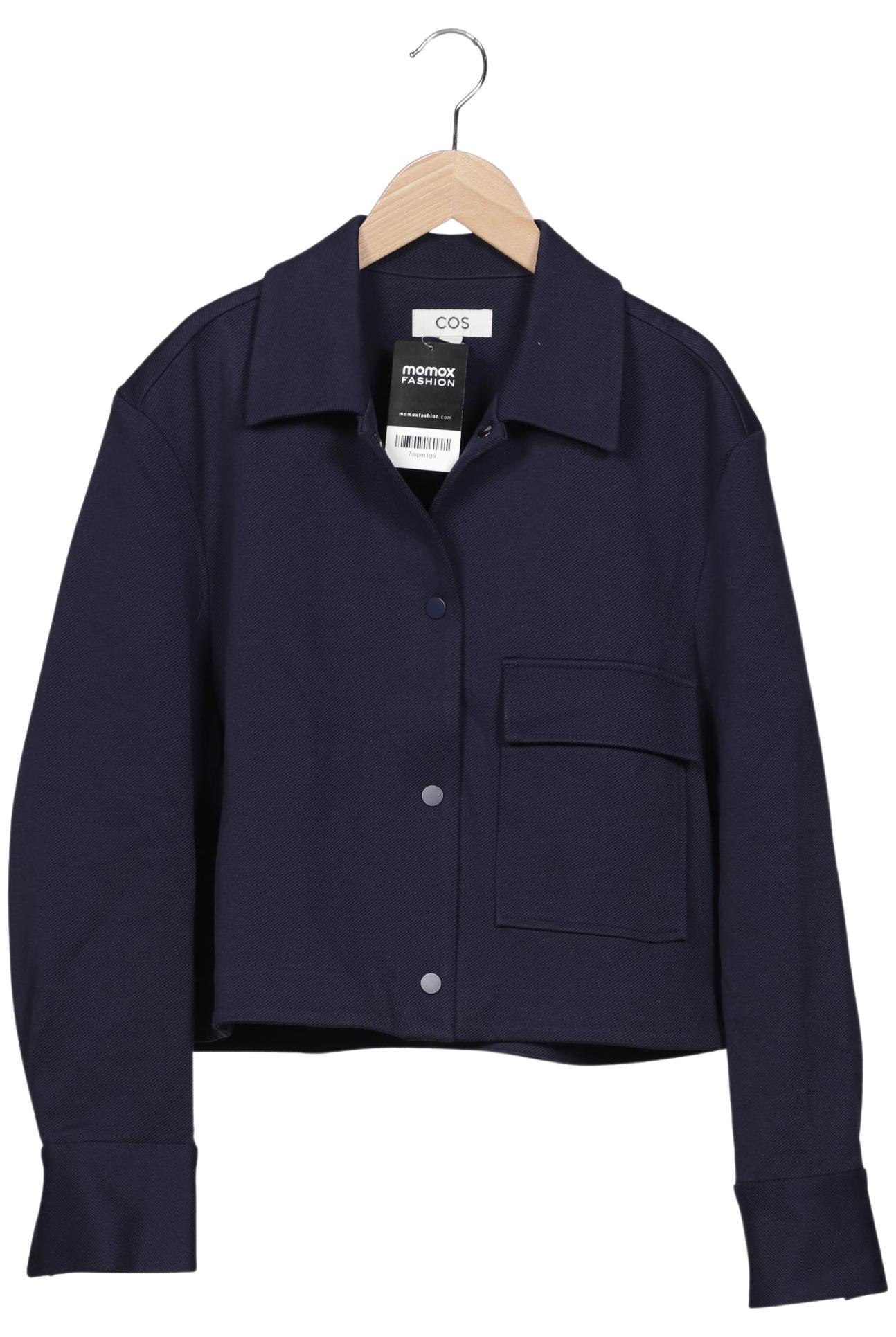 

COS Damen Jacke, marineblau, Gr. 38