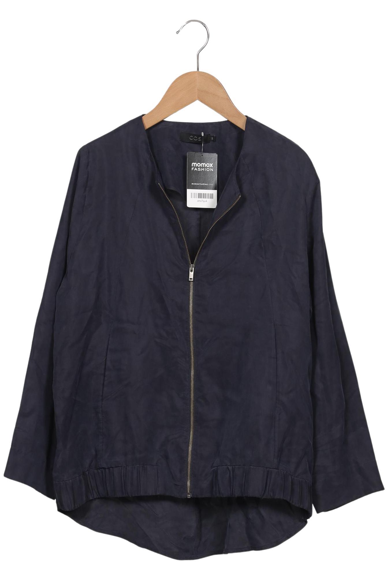 

COS Damen Jacke, marineblau, Gr. 34