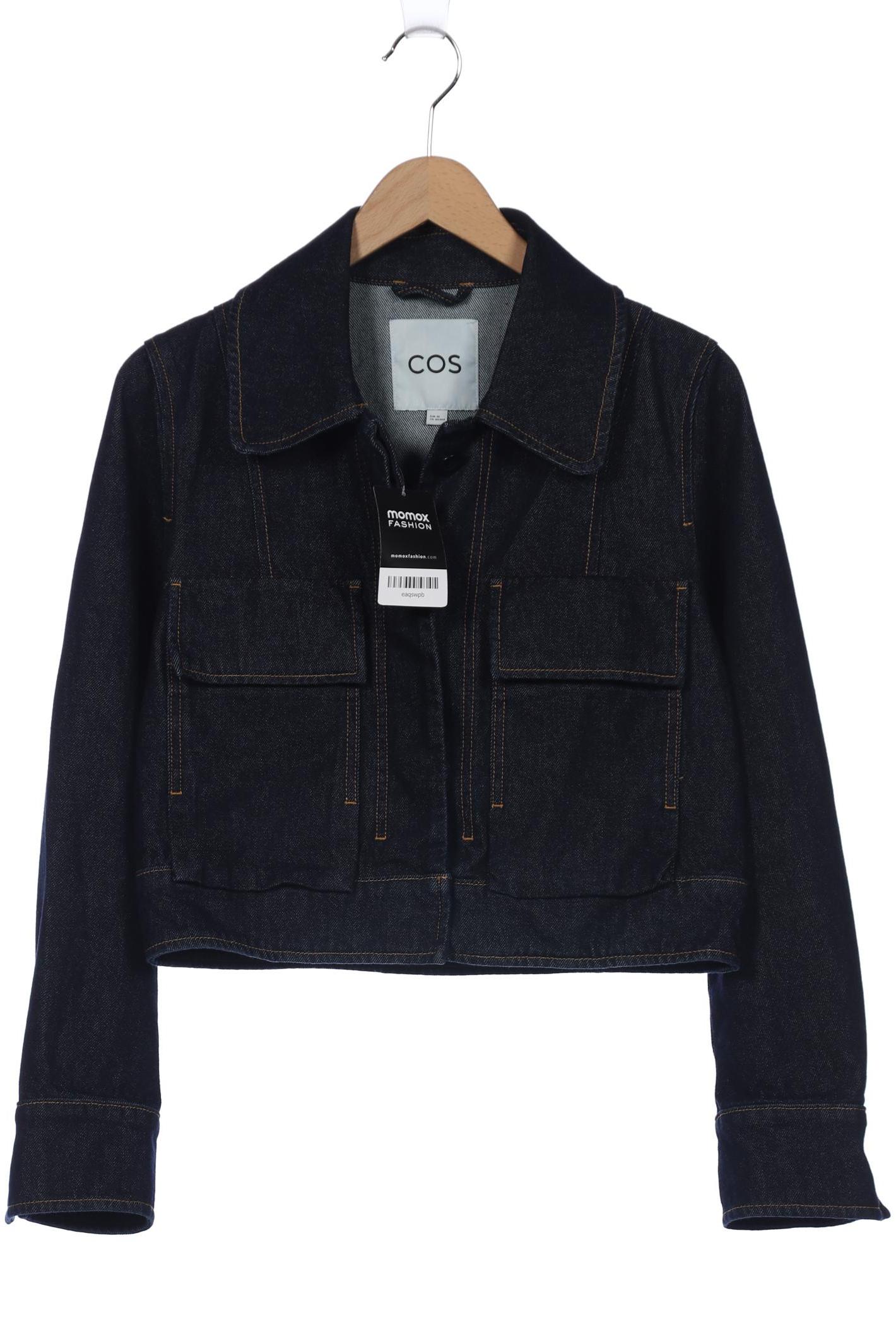 

COS Damen Jacke, marineblau, Gr. 36