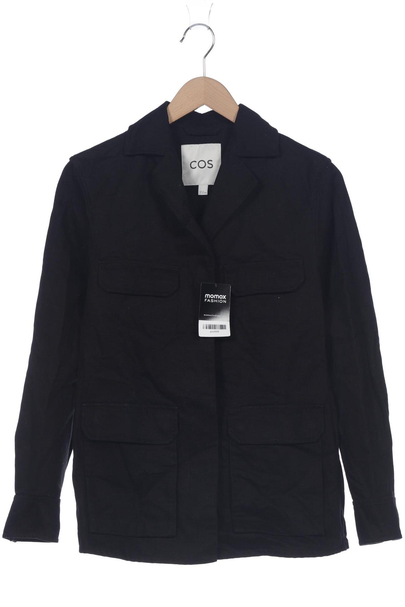 

COS Damen Jacke, schwarz, Gr. 34