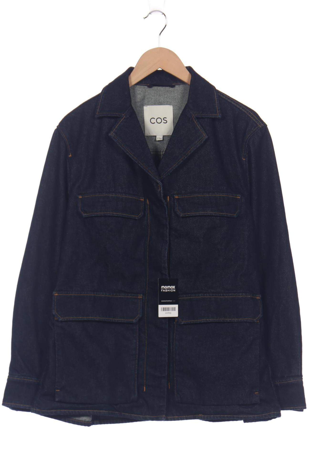 

COS Damen Jacke, marineblau, Gr. 42