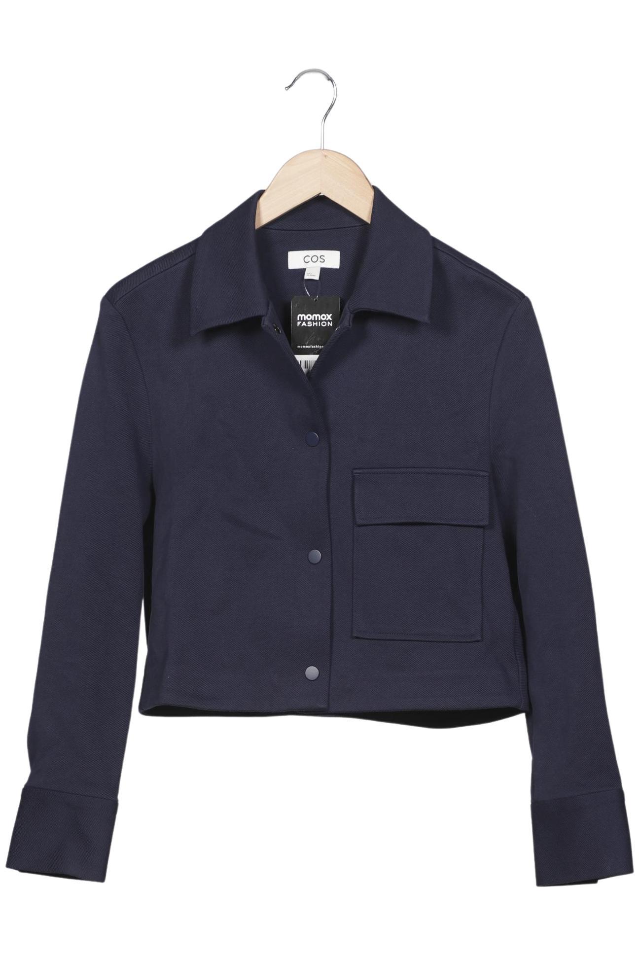 

COS Damen Jacke, marineblau, Gr. 36