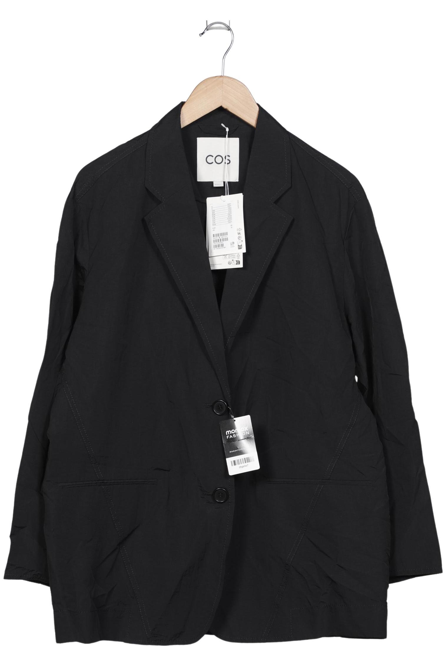 

COS Damen Jacke, schwarz, Gr. 38