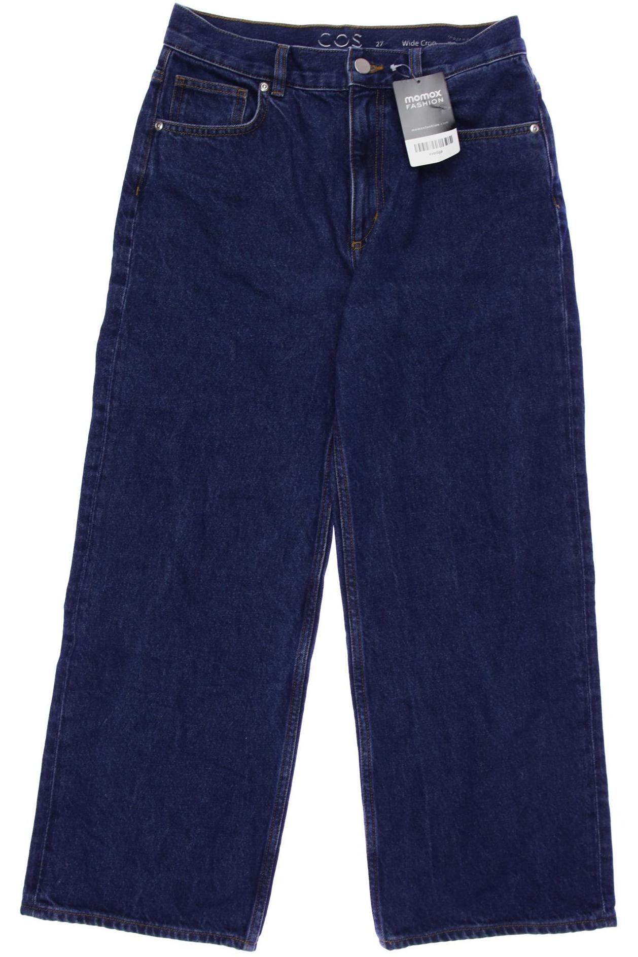 

COS Damen Jeans, marineblau, Gr. 27