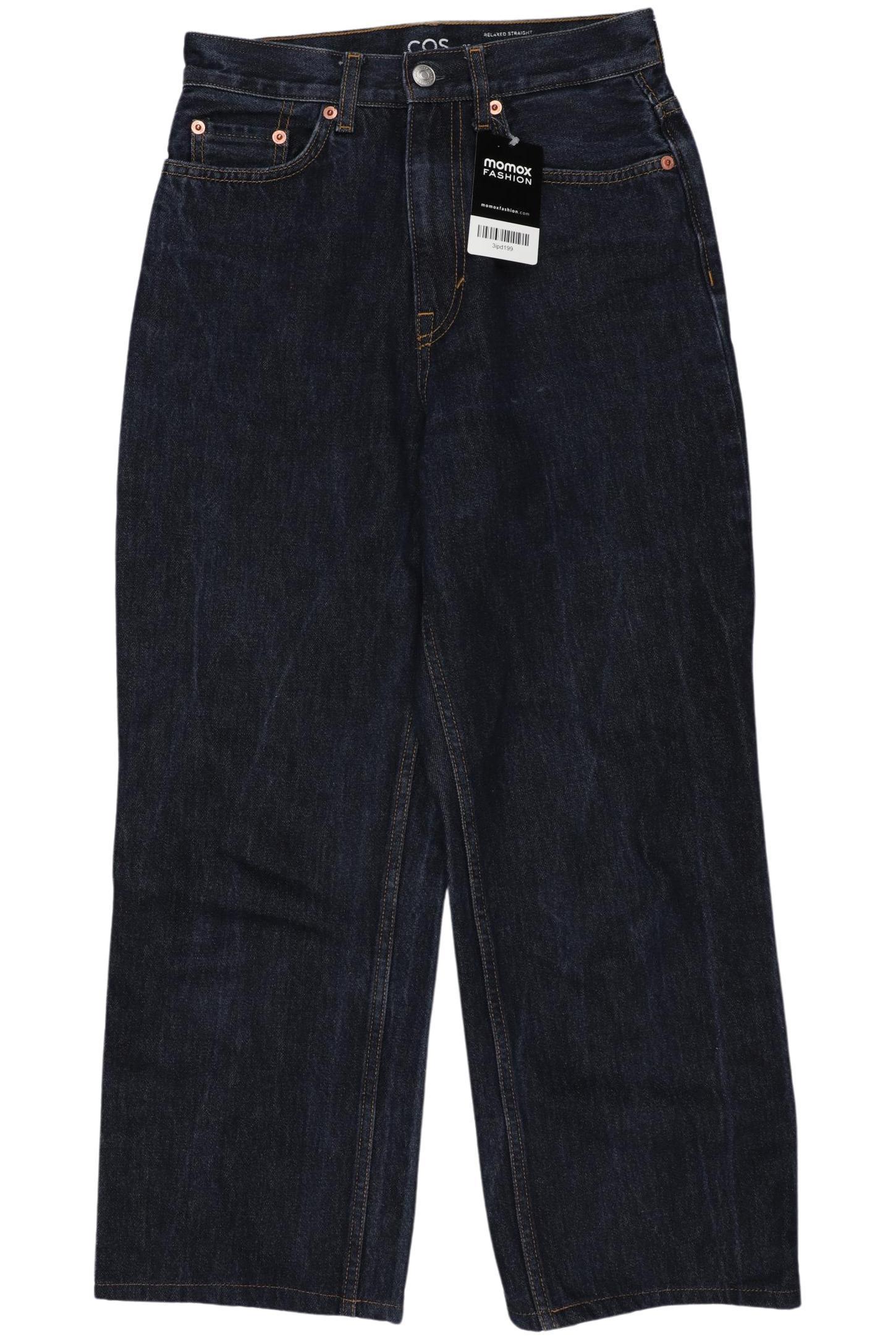 

COS Damen Jeans, marineblau, Gr. 25