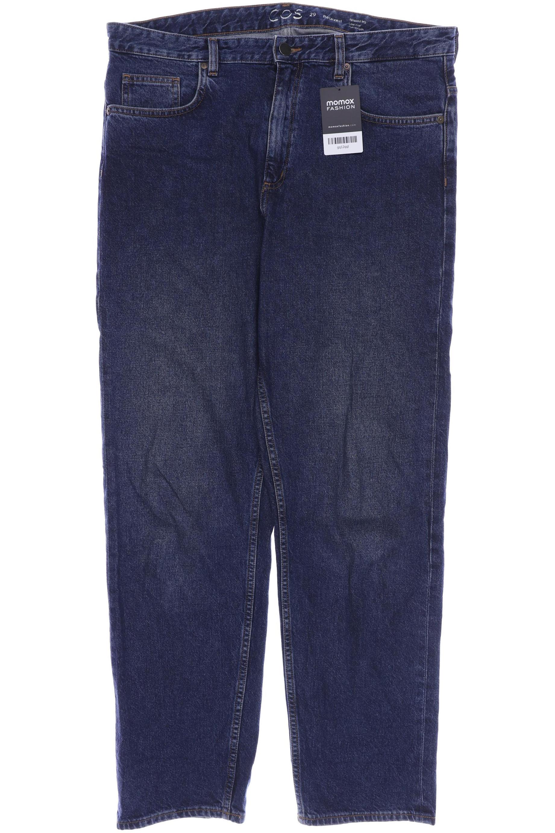 

COS Damen Jeans, marineblau, Gr. 35