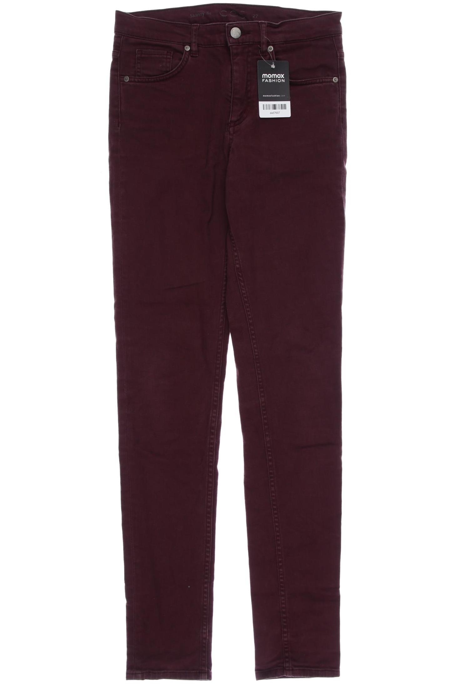

COS Damen Jeans, bordeaux, Gr. 27