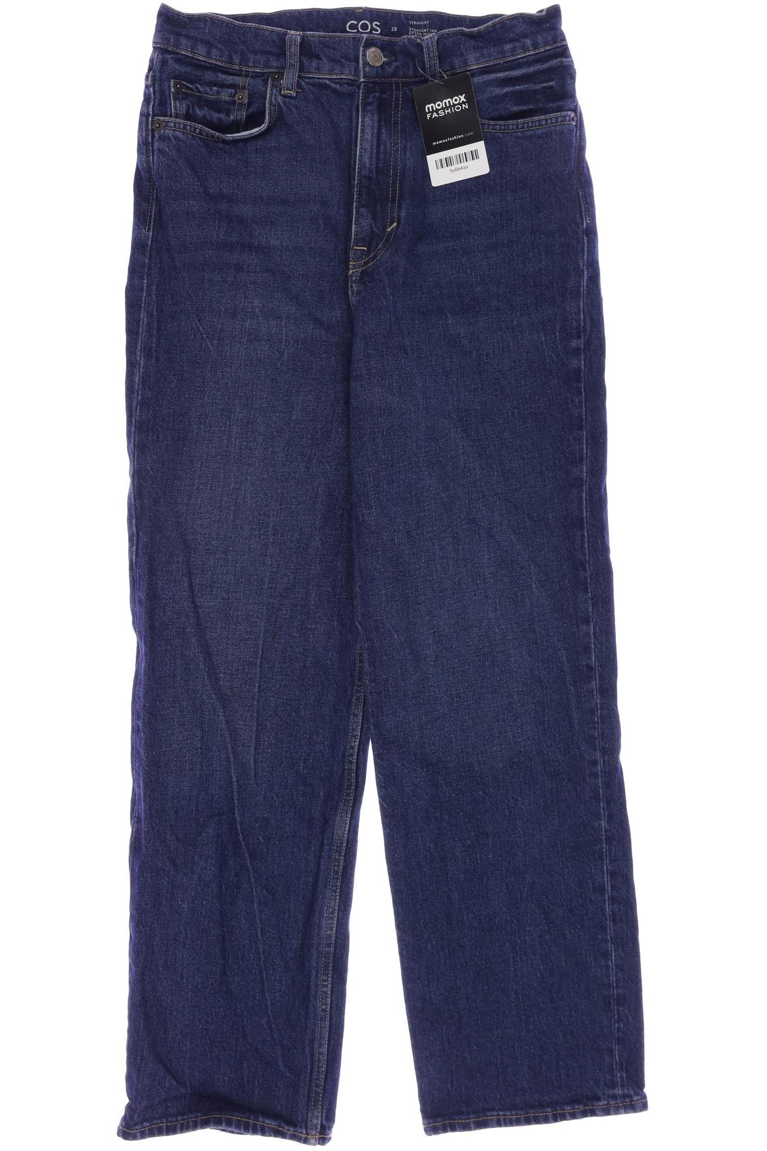 

COS Damen Jeans, marineblau, Gr. 28