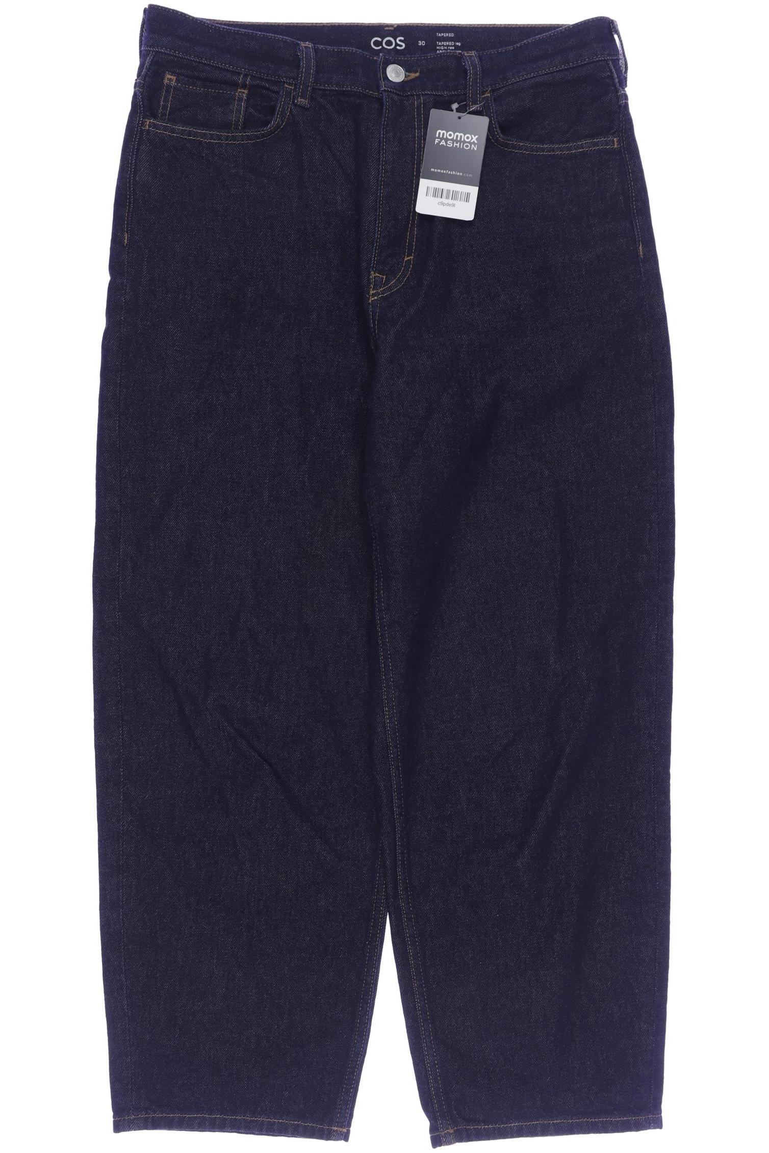 

COS Damen Jeans, marineblau, Gr. 30