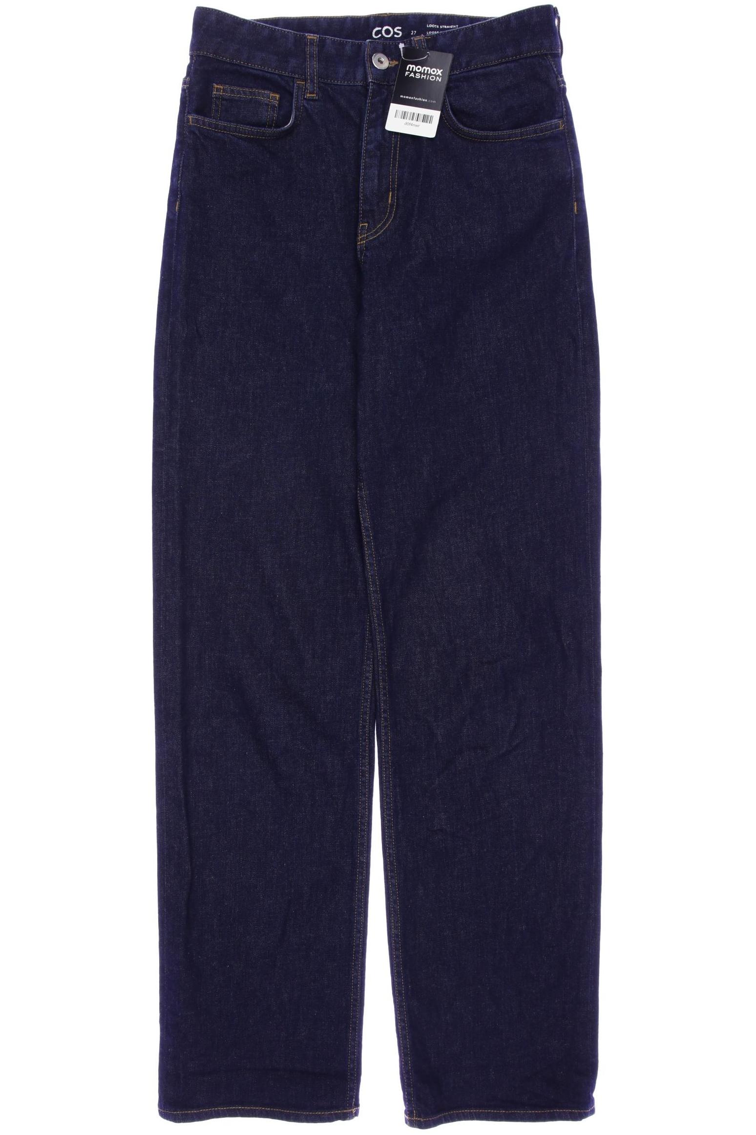 

COS Damen Jeans, marineblau, Gr. 27