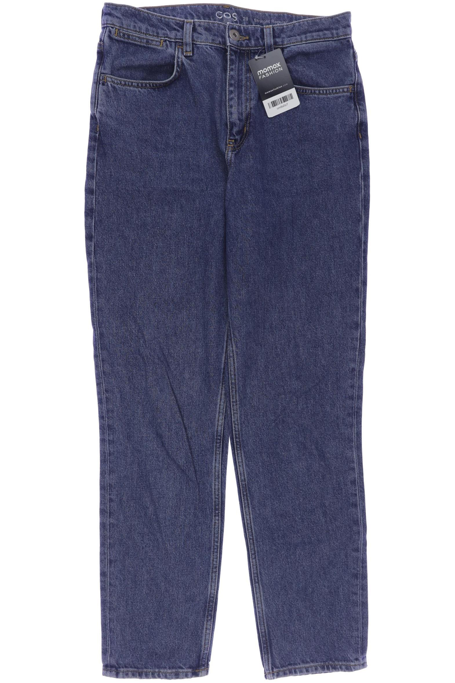 

COS Damen Jeans, marineblau, Gr. 28