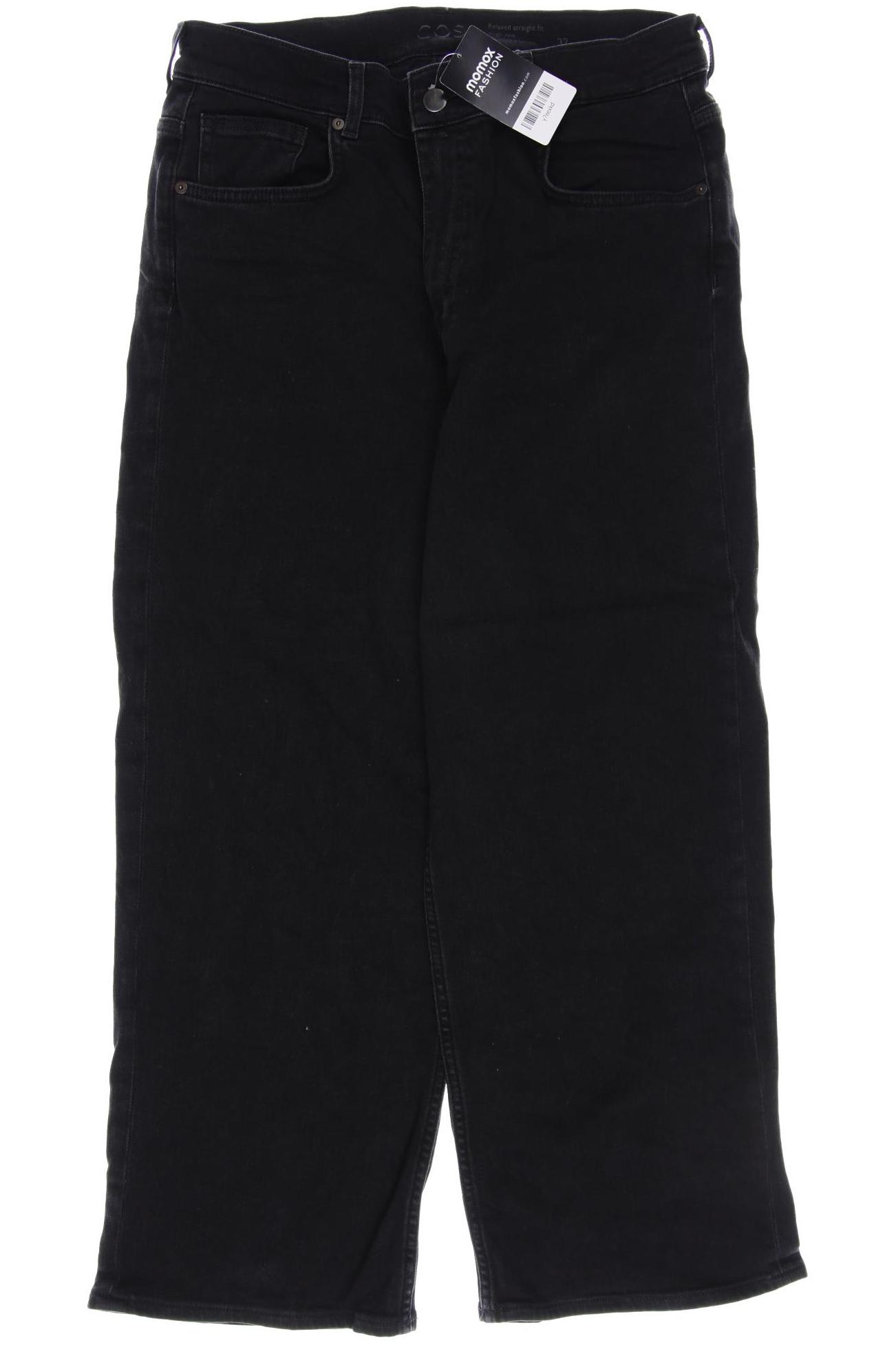 

COS Damen Jeans, schwarz