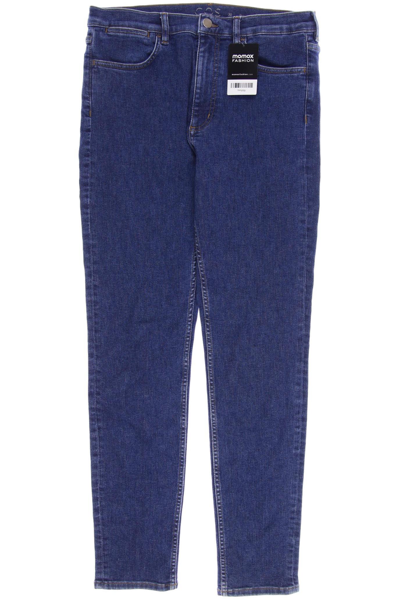 

COS Damen Jeans, marineblau, Gr. 30