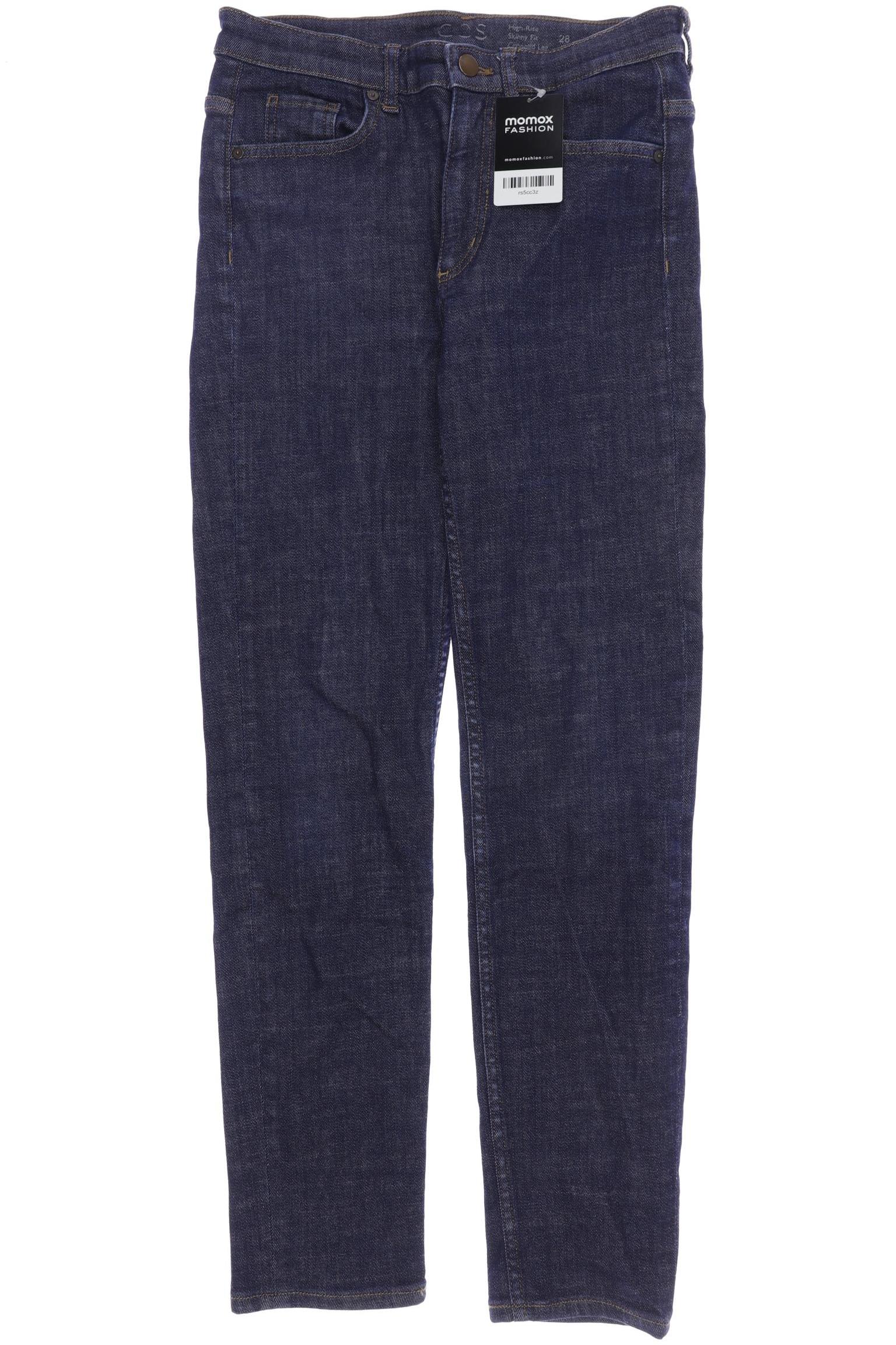 

COS Damen Jeans, marineblau, Gr. 28