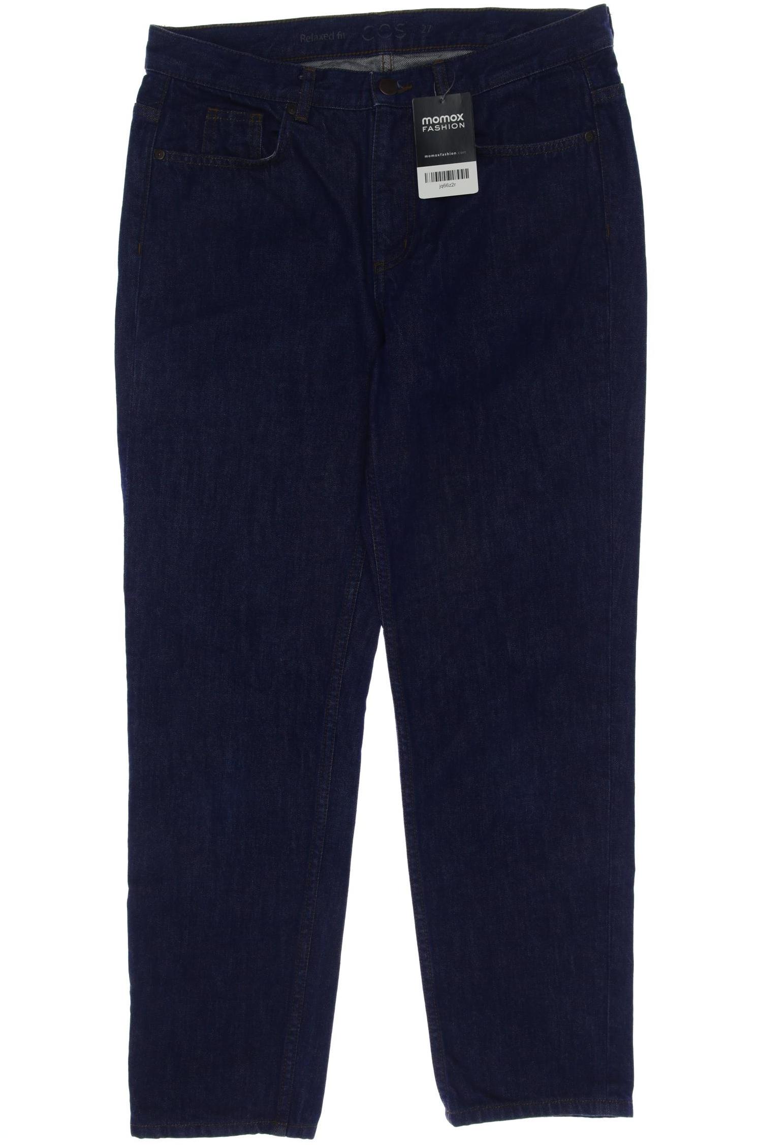 

COS Damen Jeans, marineblau, Gr. 27