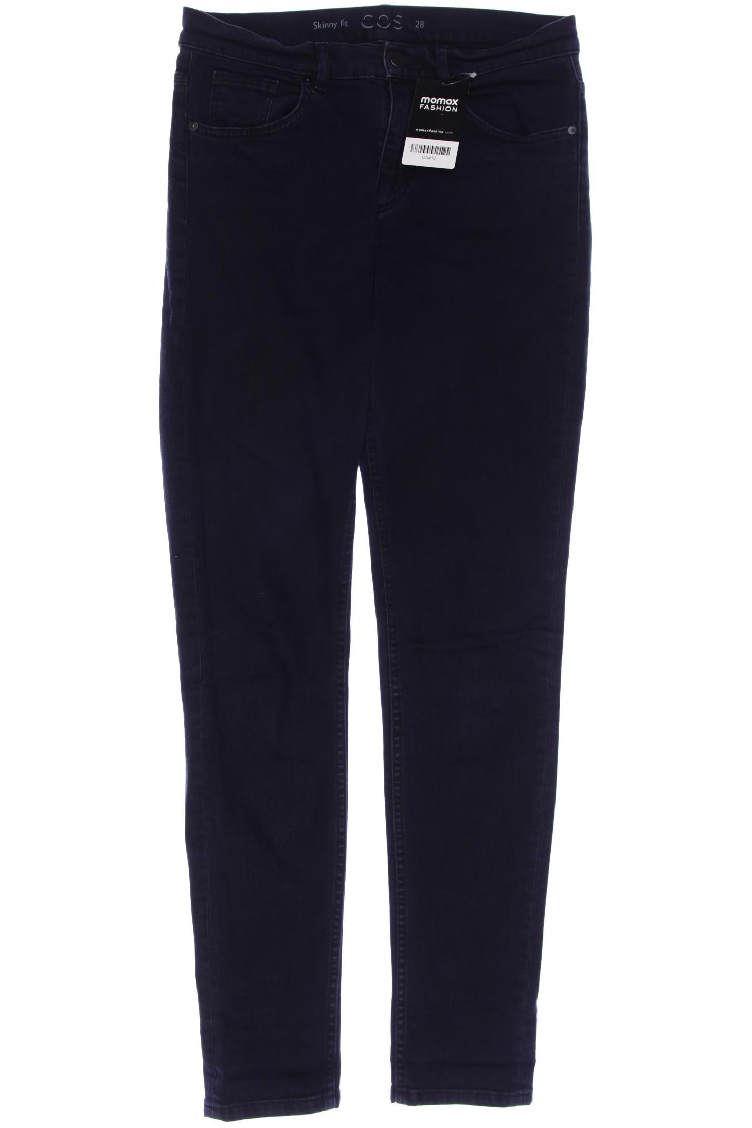 

COS Damen Jeans, marineblau, Gr. 28