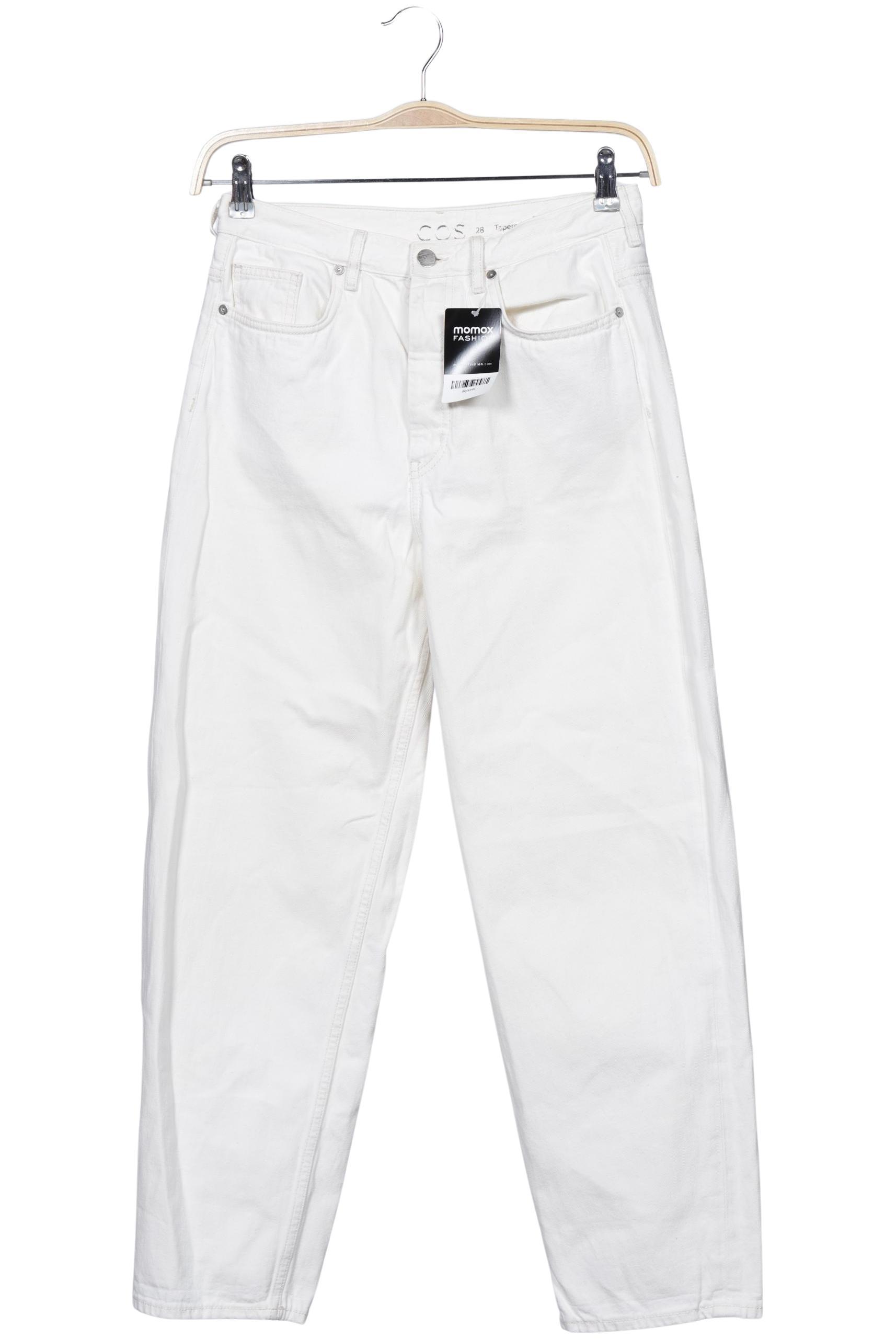 

COS Damen Jeans, cremeweiß, Gr. 28
