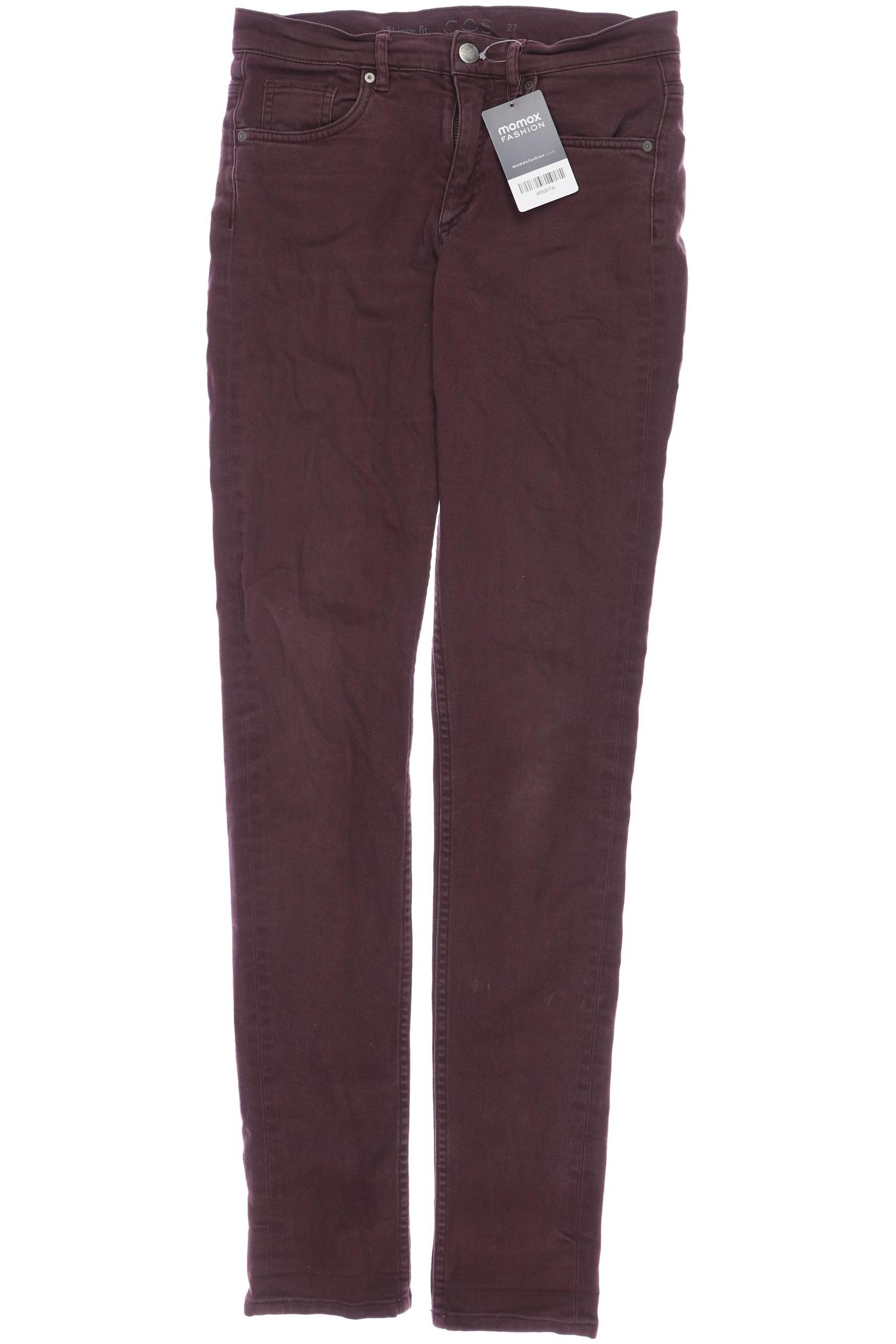 

COS Damen Jeans, bordeaux, Gr. 27